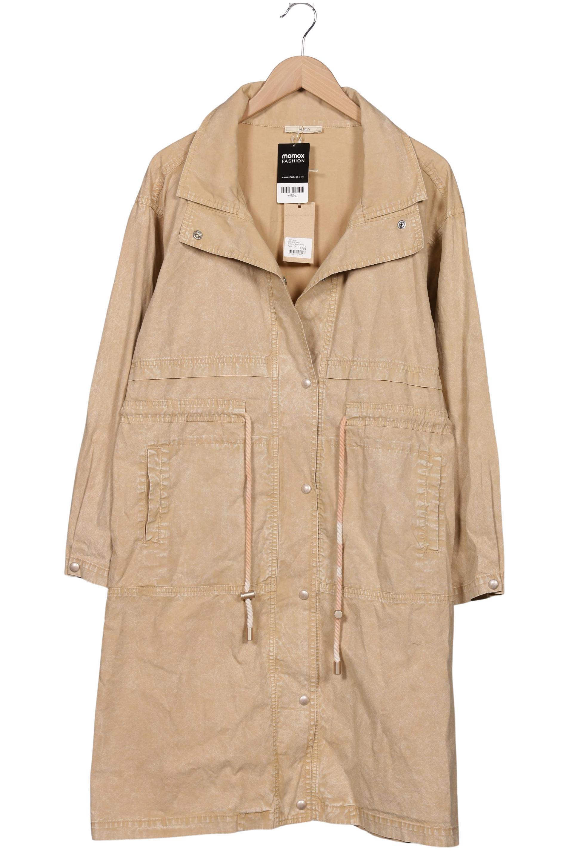 

sessun Damen Mantel, beige, Gr. 38