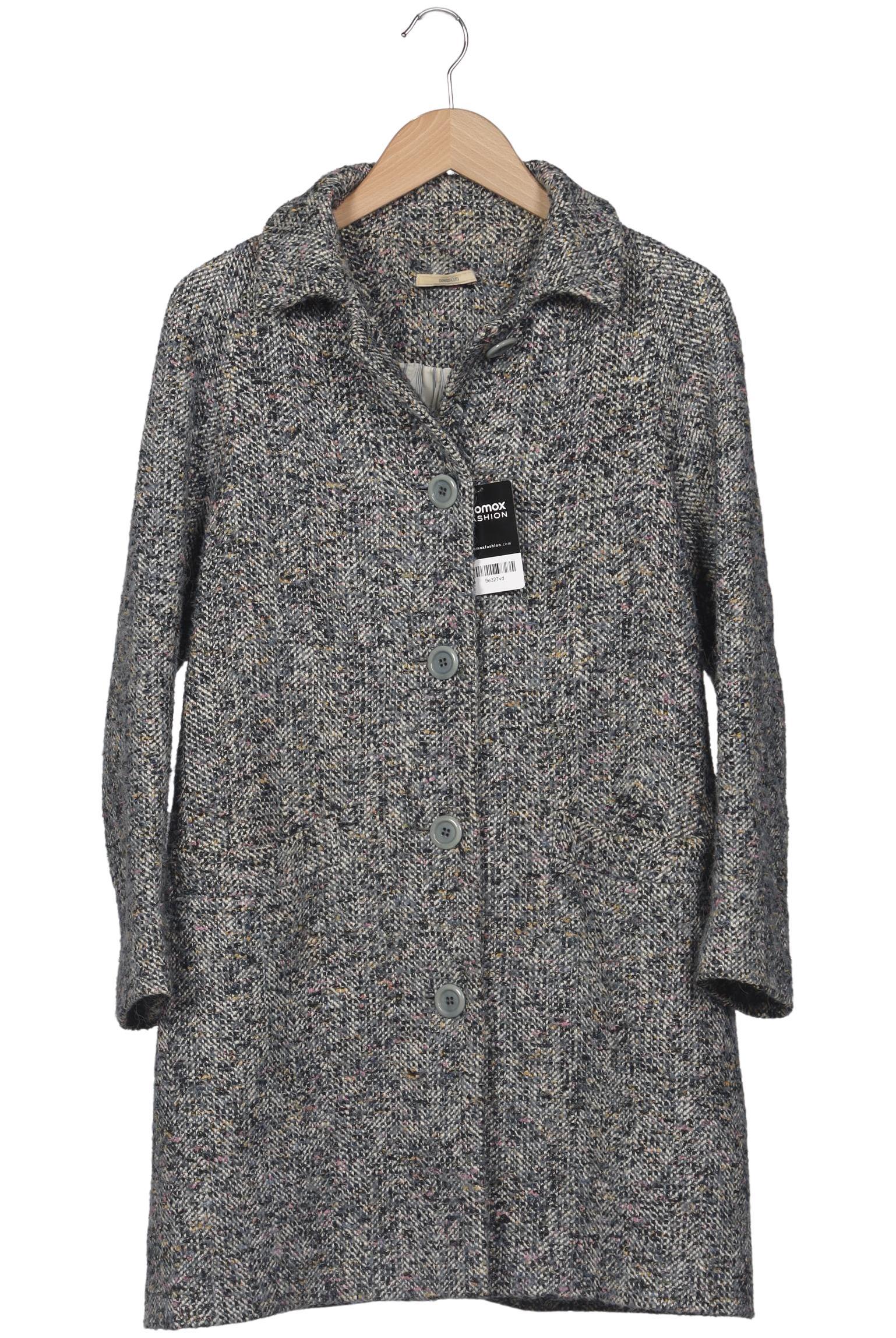 

sessun Damen Mantel, grau, Gr. 36