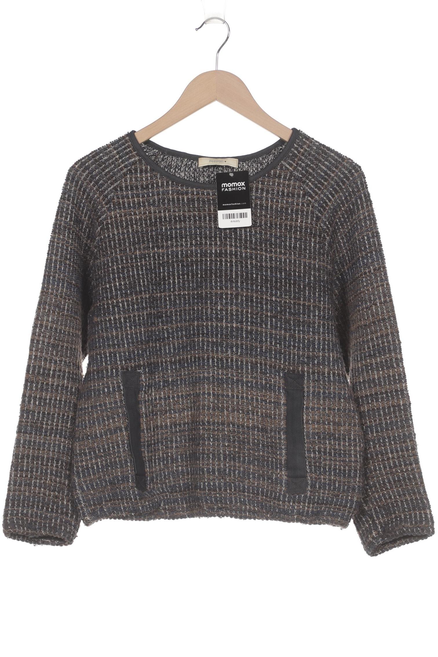

sessun Damen Pullover, braun, Gr. 38
