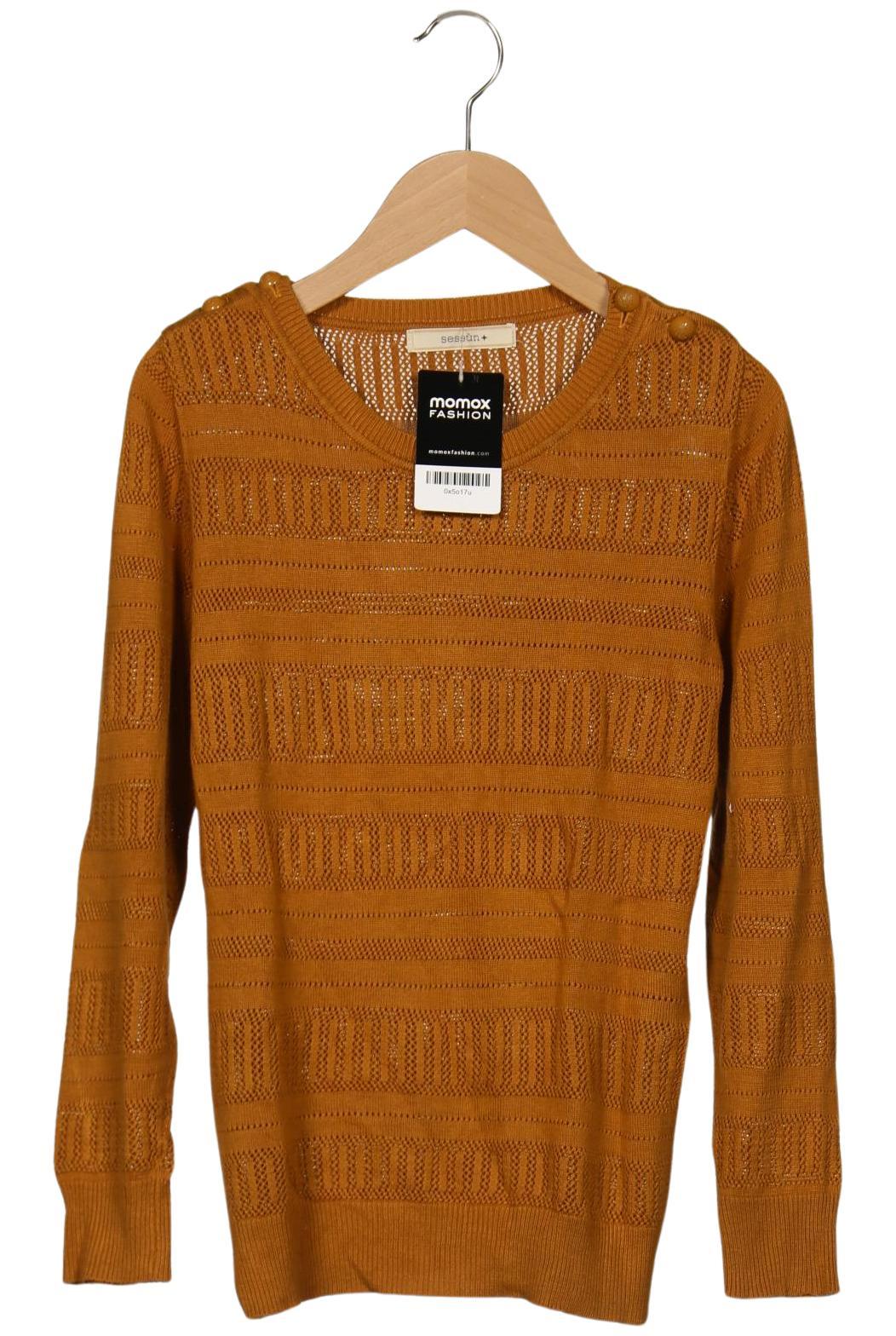 

sessun Damen Pullover, braun, Gr. 36