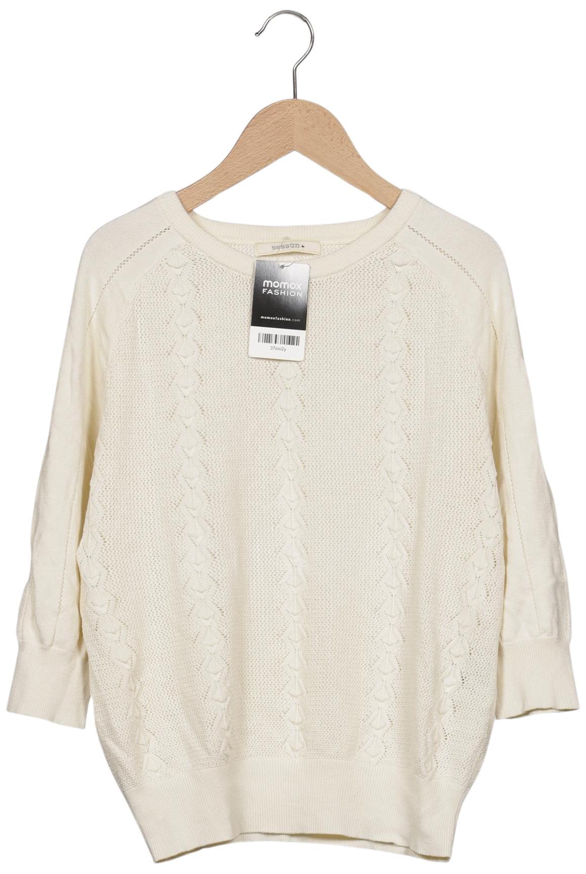 

sessun Damen Pullover, cremeweiß, Gr. 38