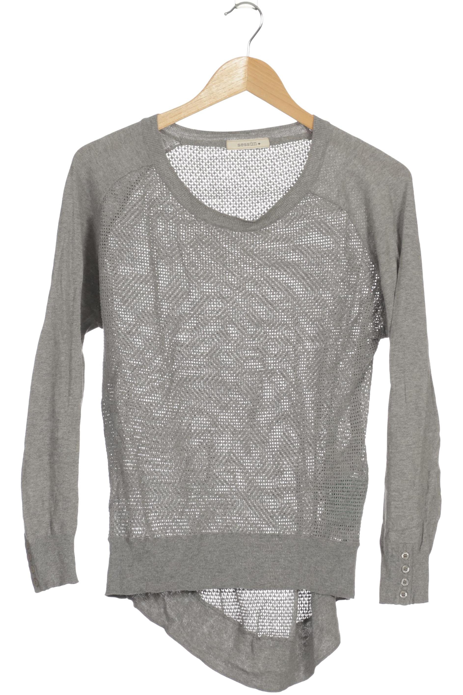 

sessun Damen Pullover, grau, Gr. 42