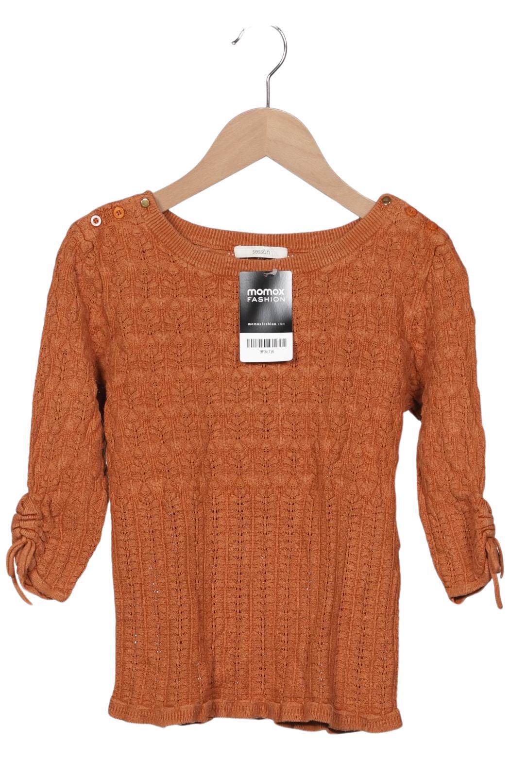 

sessun Damen Pullover, orange, Gr. 36