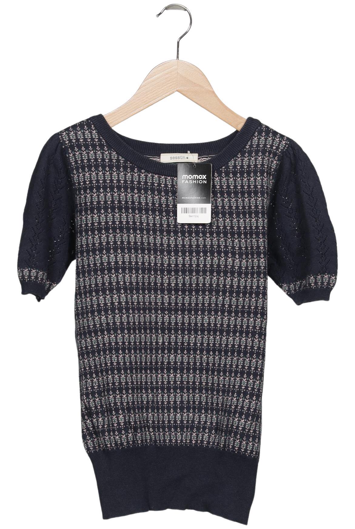 

sessun Damen Pullover, marineblau, Gr. 36