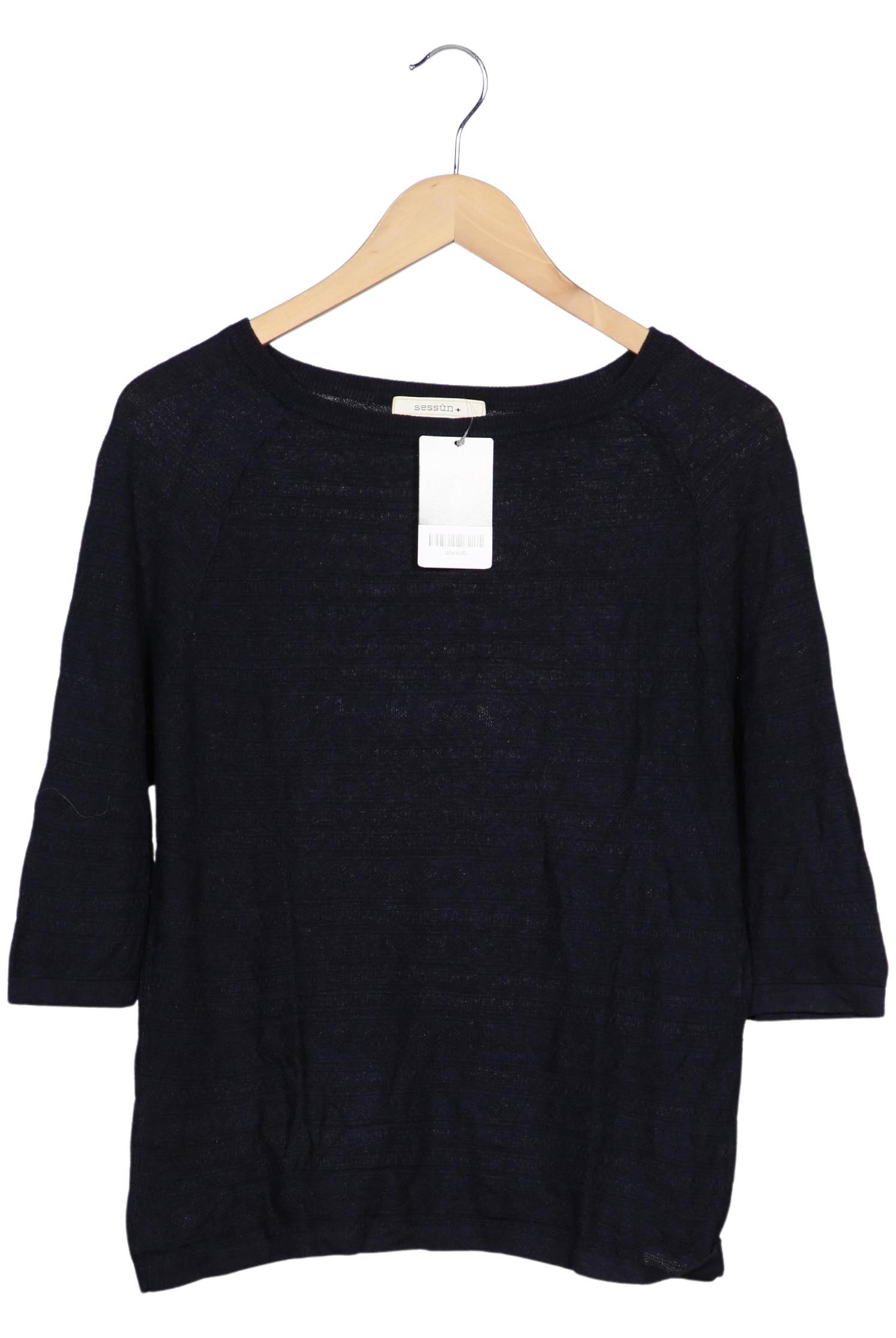 

sessun Damen Pullover, marineblau, Gr. 36