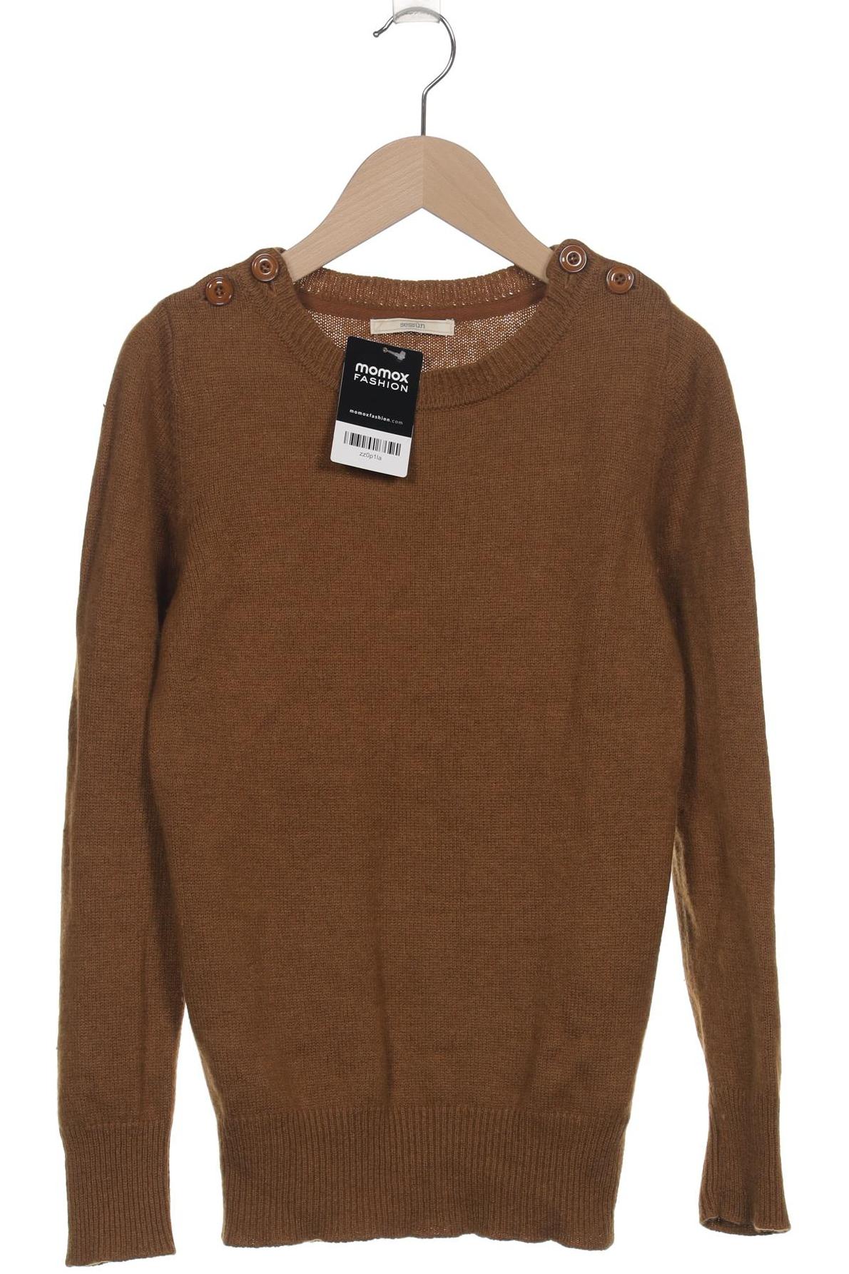 

sessun Damen Pullover, braun, Gr. 36