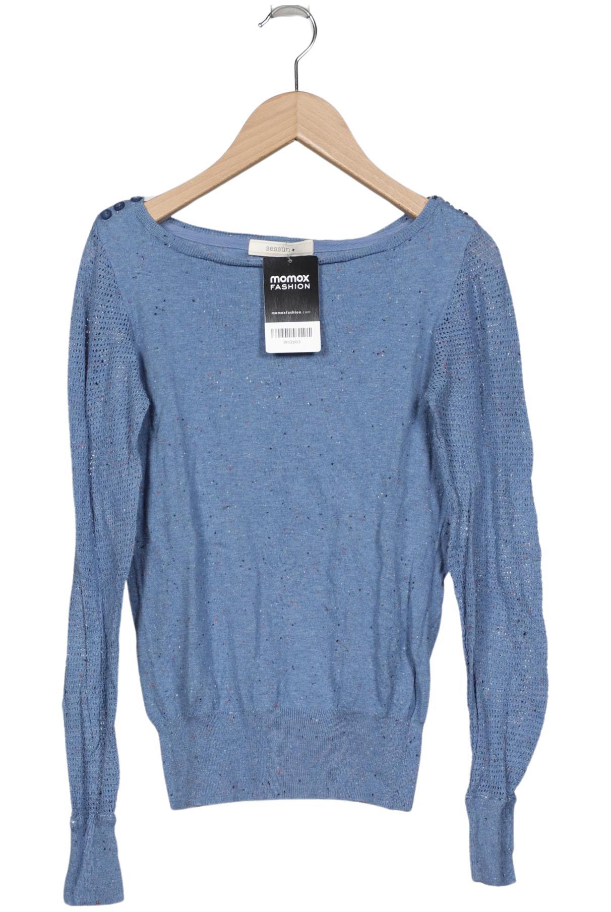 

sessun Damen Pullover, hellblau, Gr. 34