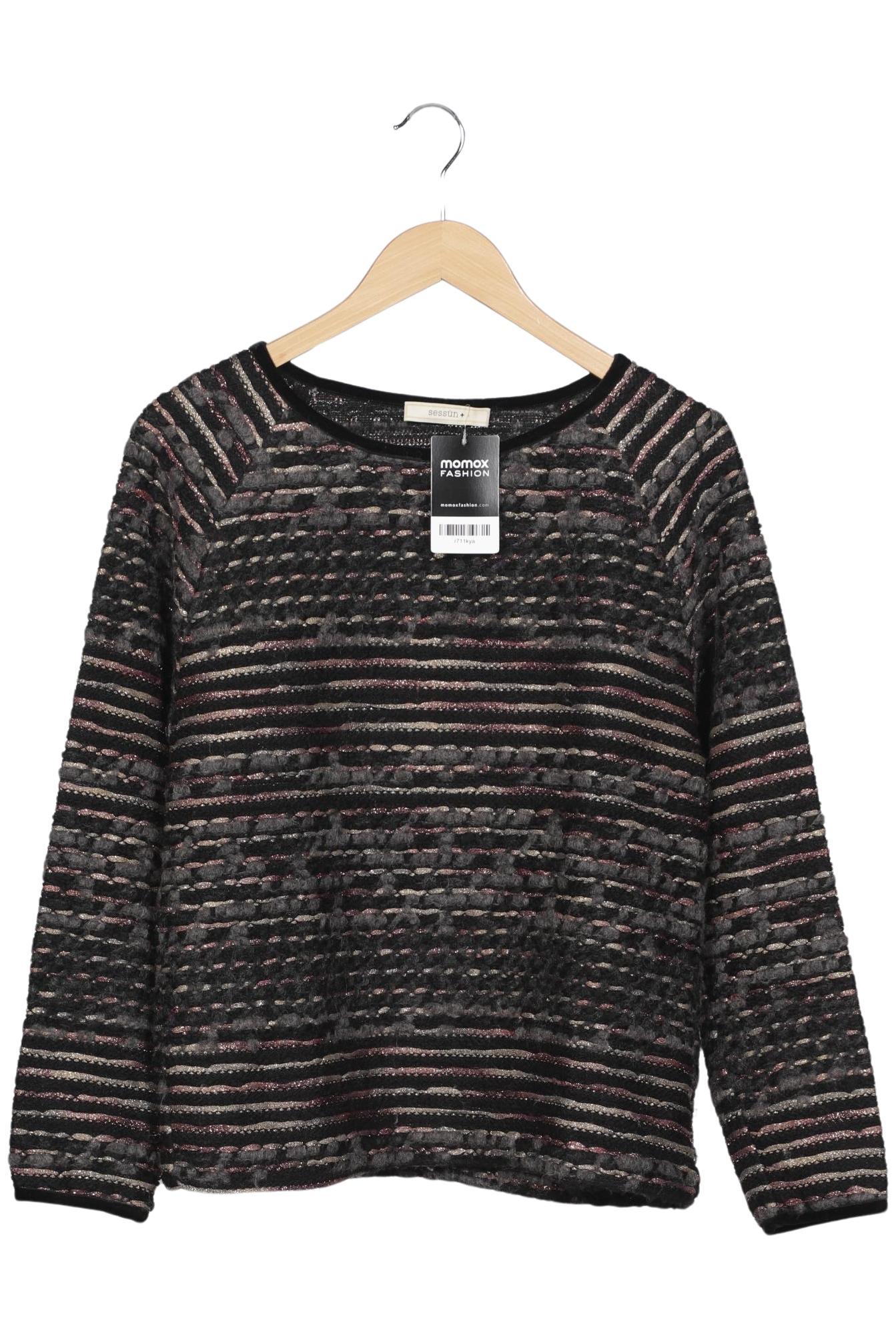 

sessun Damen Pullover, schwarz, Gr. 38