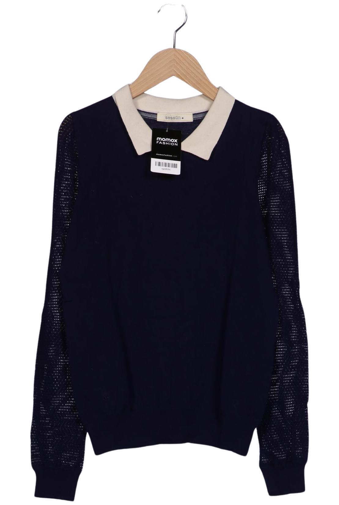 

sessun Damen Pullover, marineblau, Gr. 38