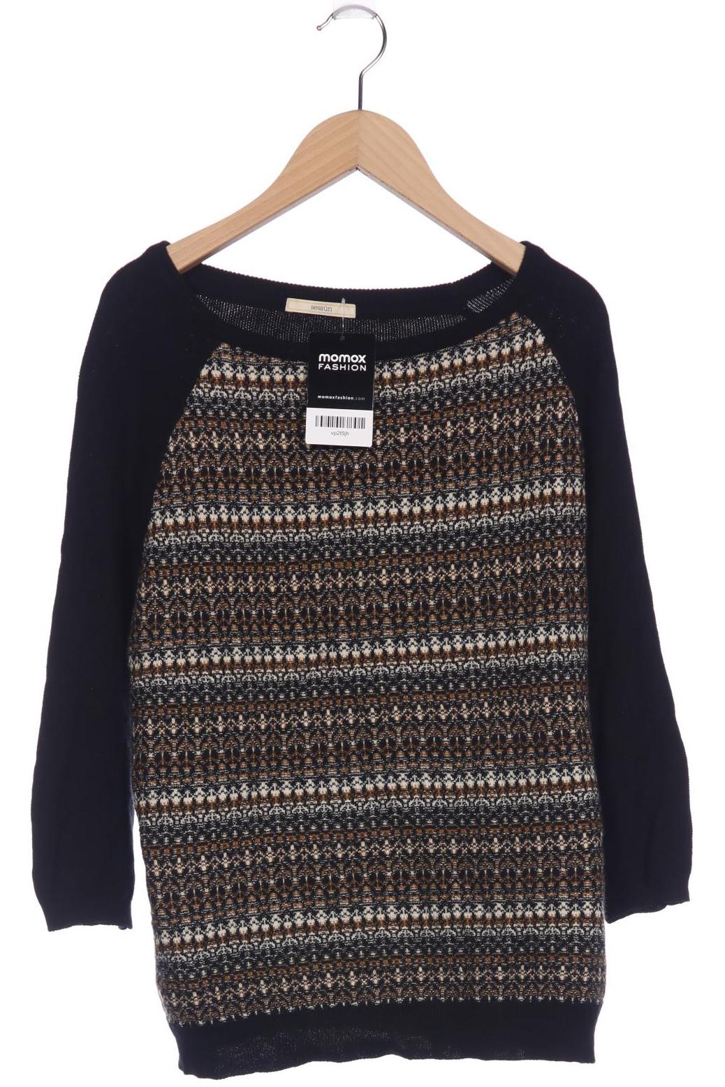 

sessun Damen Pullover, schwarz, Gr. 38