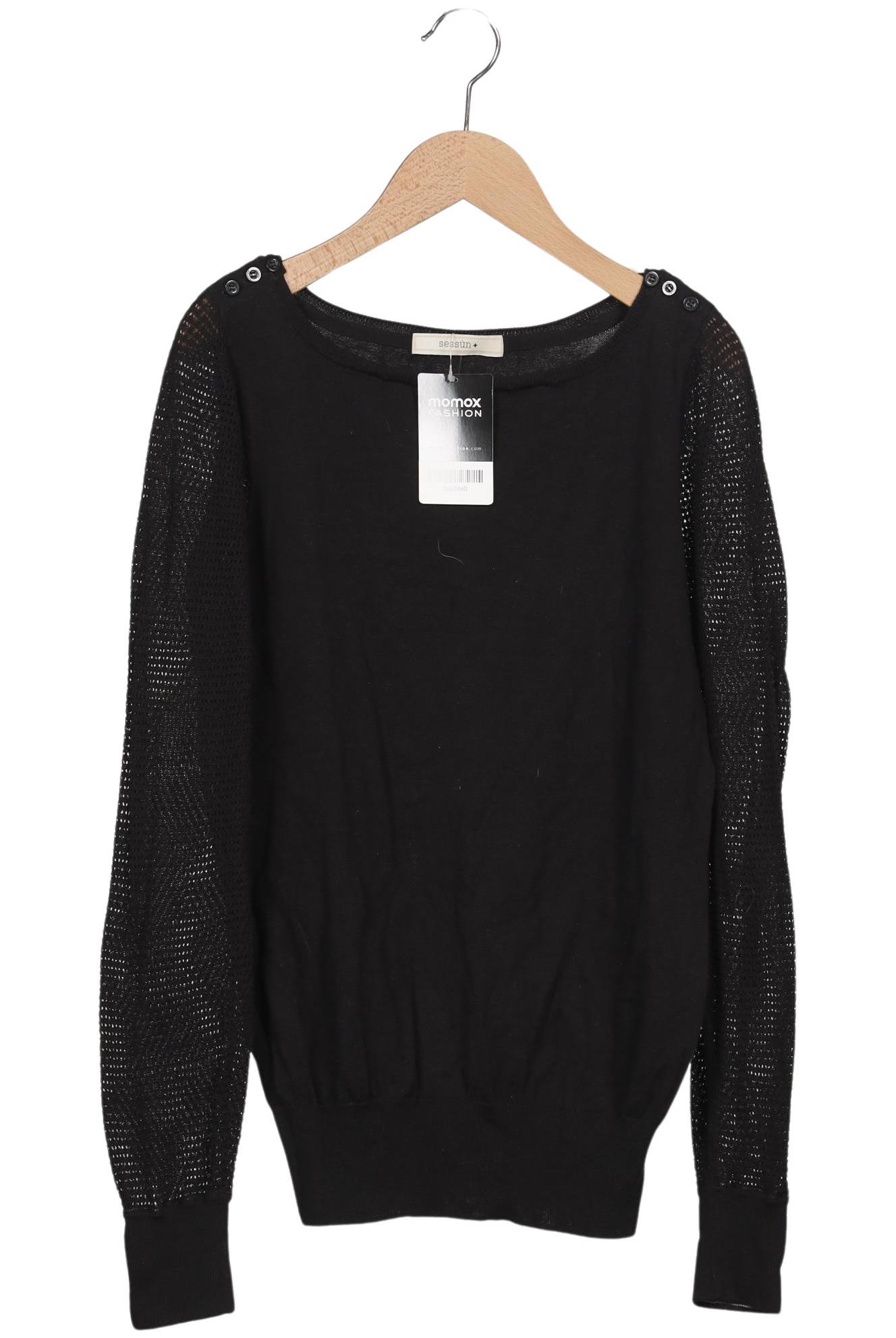 

sessun Damen Pullover, schwarz, Gr. 38