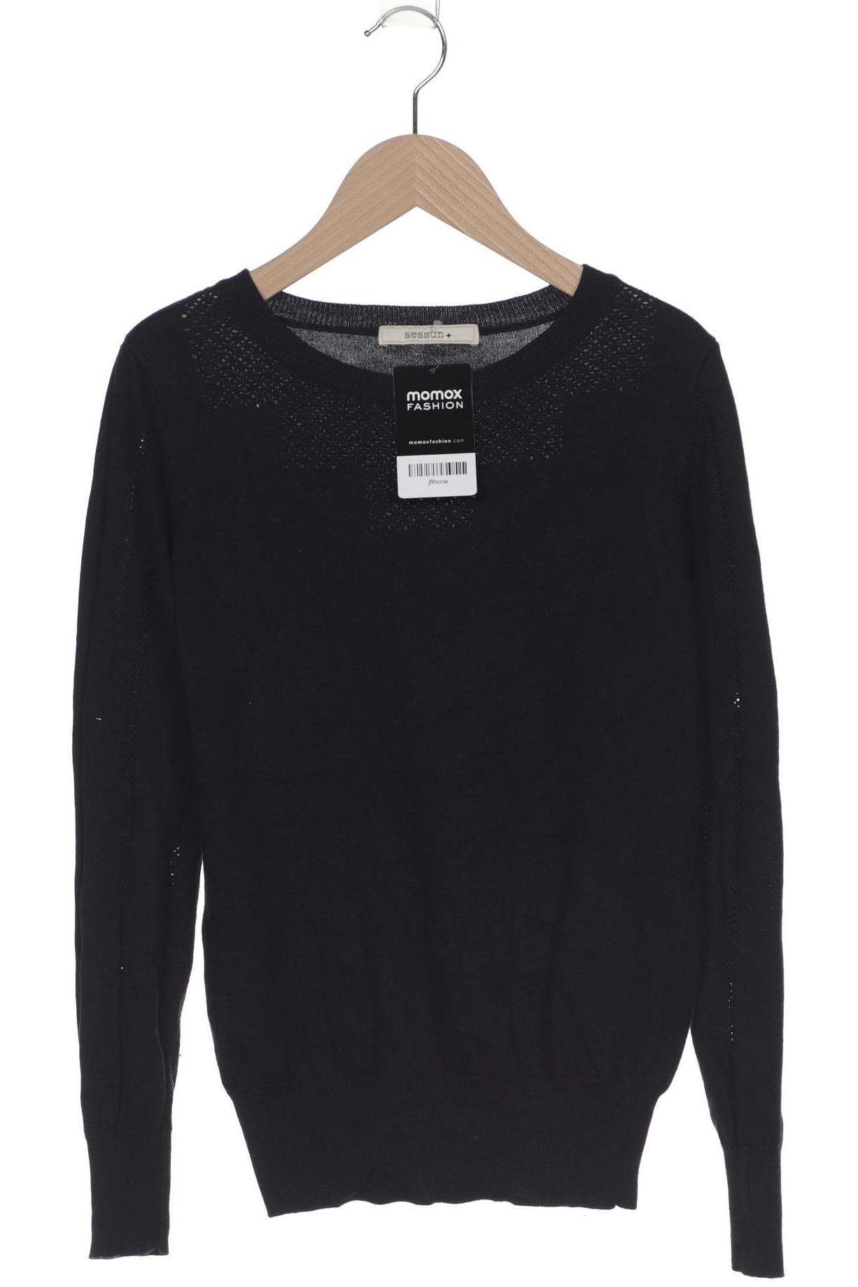 

sessun Damen Pullover, marineblau, Gr. 36