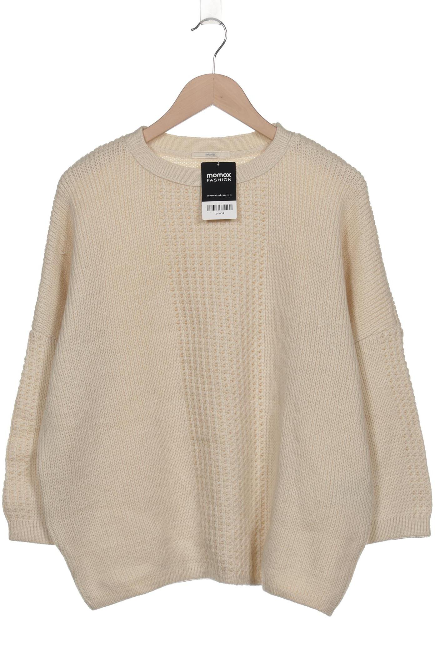 

sessun Damen Pullover, cremeweiß, Gr. 34