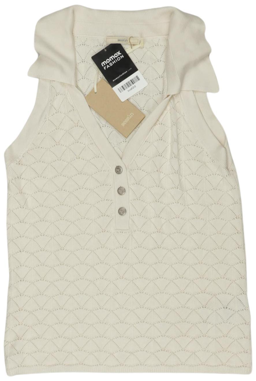 

sessun Damen Pullover, cremeweiß, Gr. 36