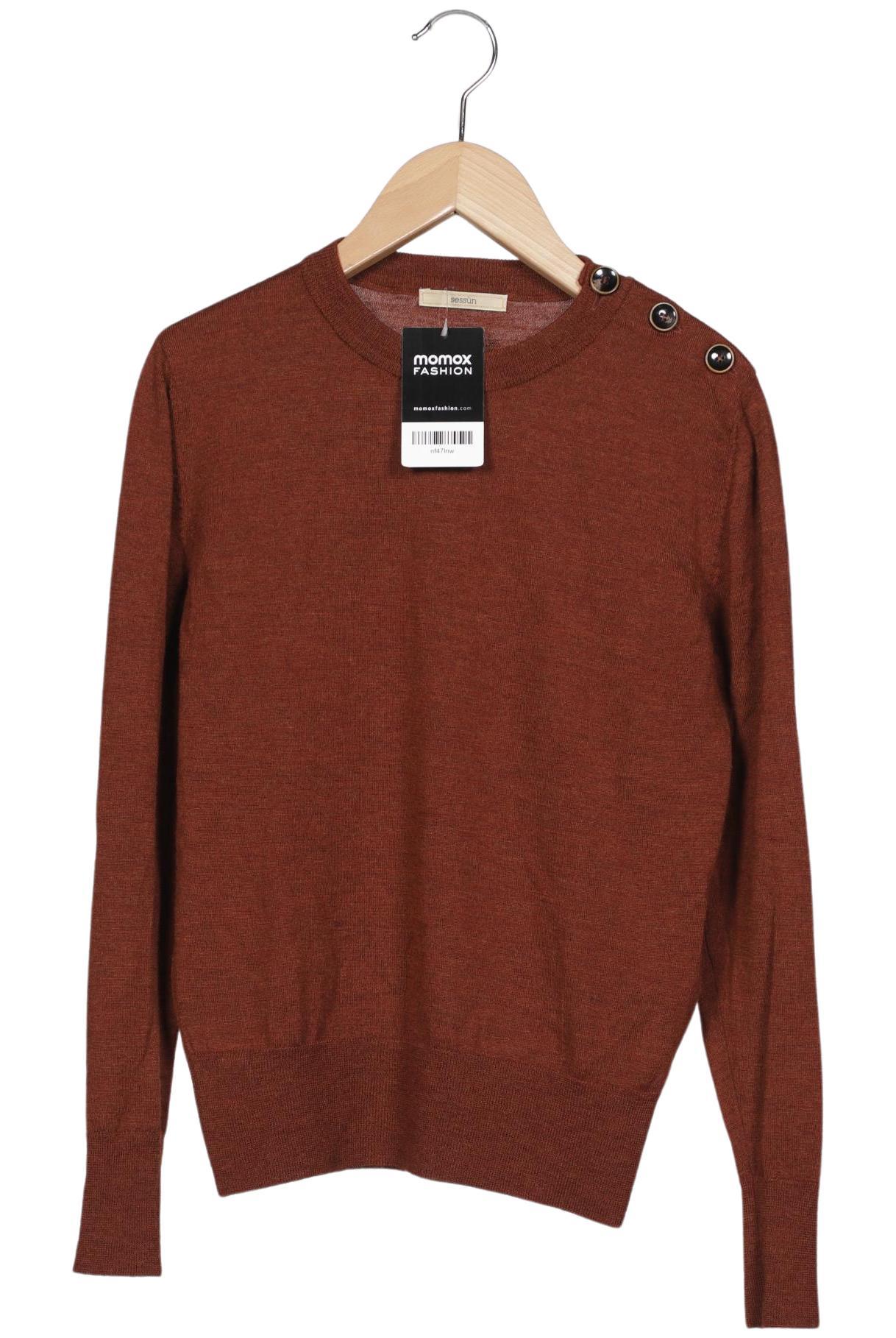 

sessun Damen Pullover, braun, Gr. 38