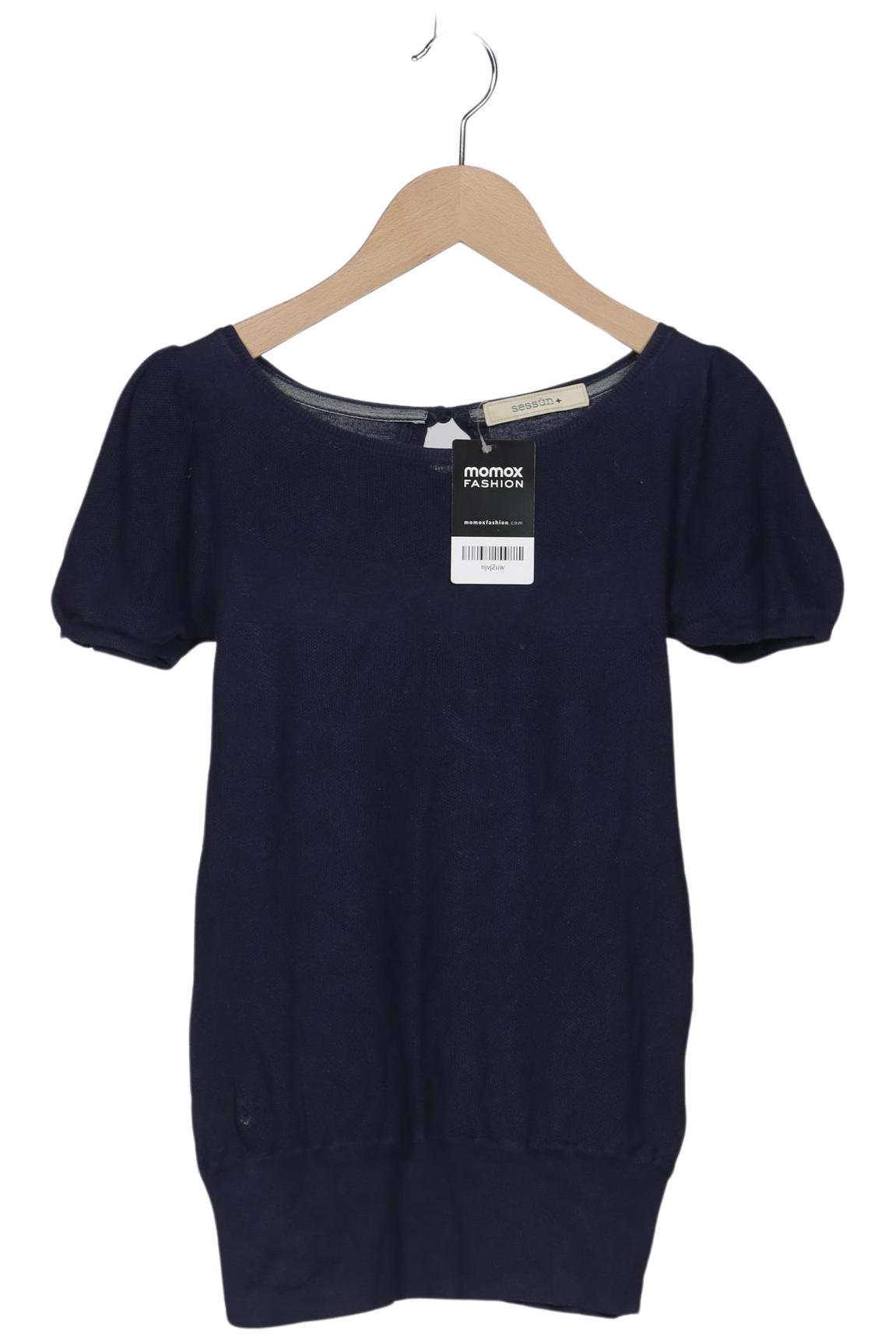 

sessun Damen Pullover, marineblau, Gr. 34