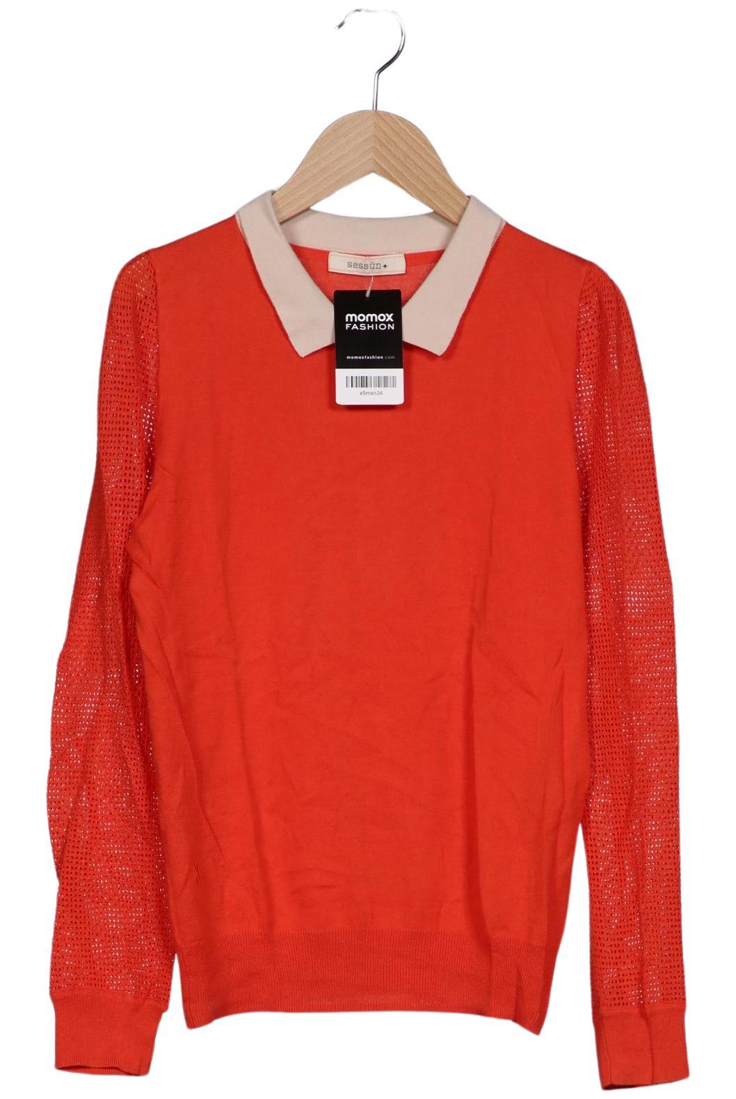 

sessun Damen Pullover, rot, Gr. 36