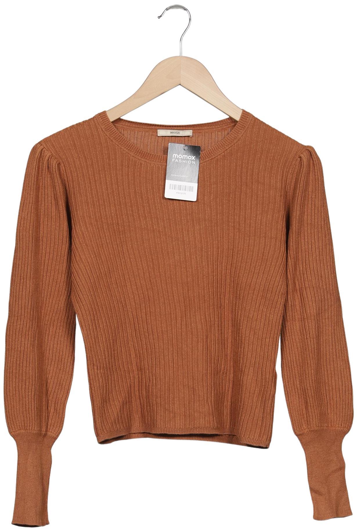 

sessun Damen Pullover, braun, Gr. 36