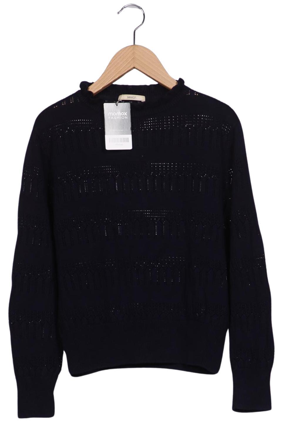 

sessun Damen Pullover, marineblau, Gr. 36