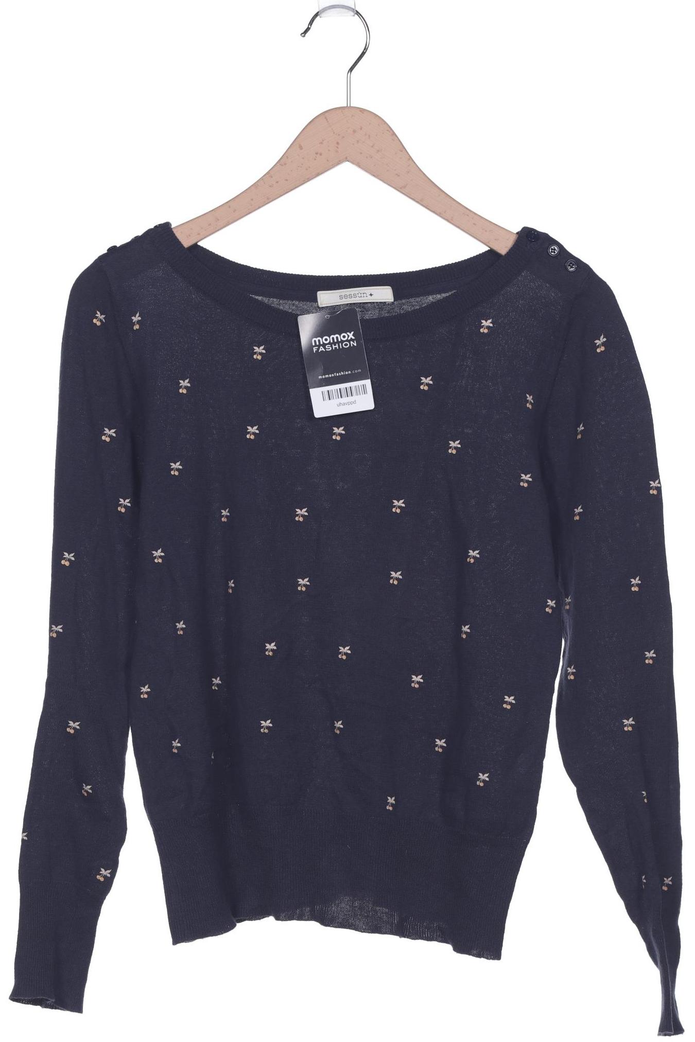 

sessun Damen Pullover, marineblau, Gr. 38
