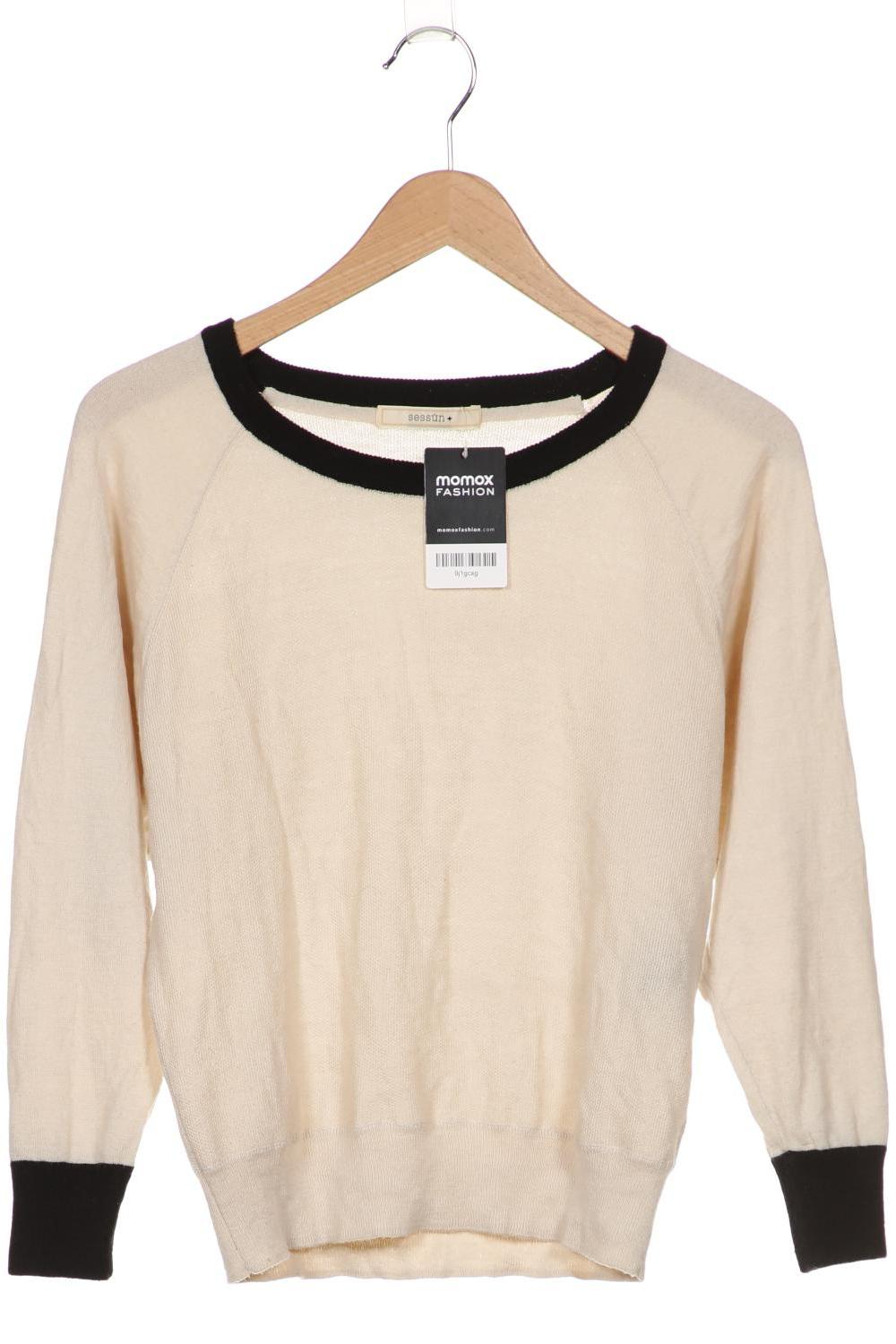 

sessun Damen Pullover, beige, Gr. 34