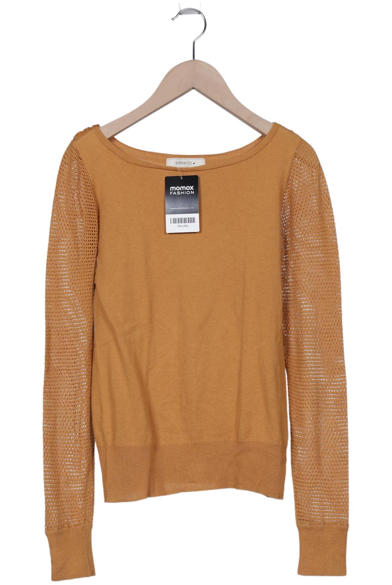 

sessun Damen Pullover, orange, Gr. 34