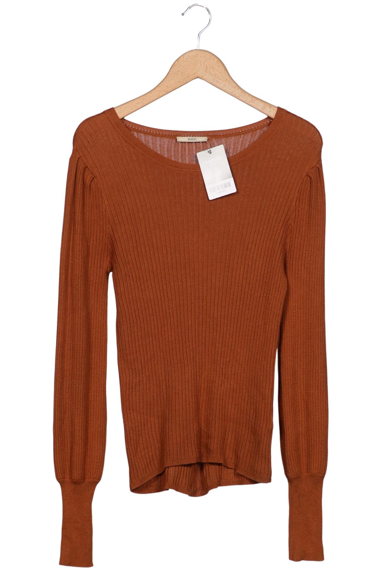 

sessun Damen Pullover, braun, Gr. 38