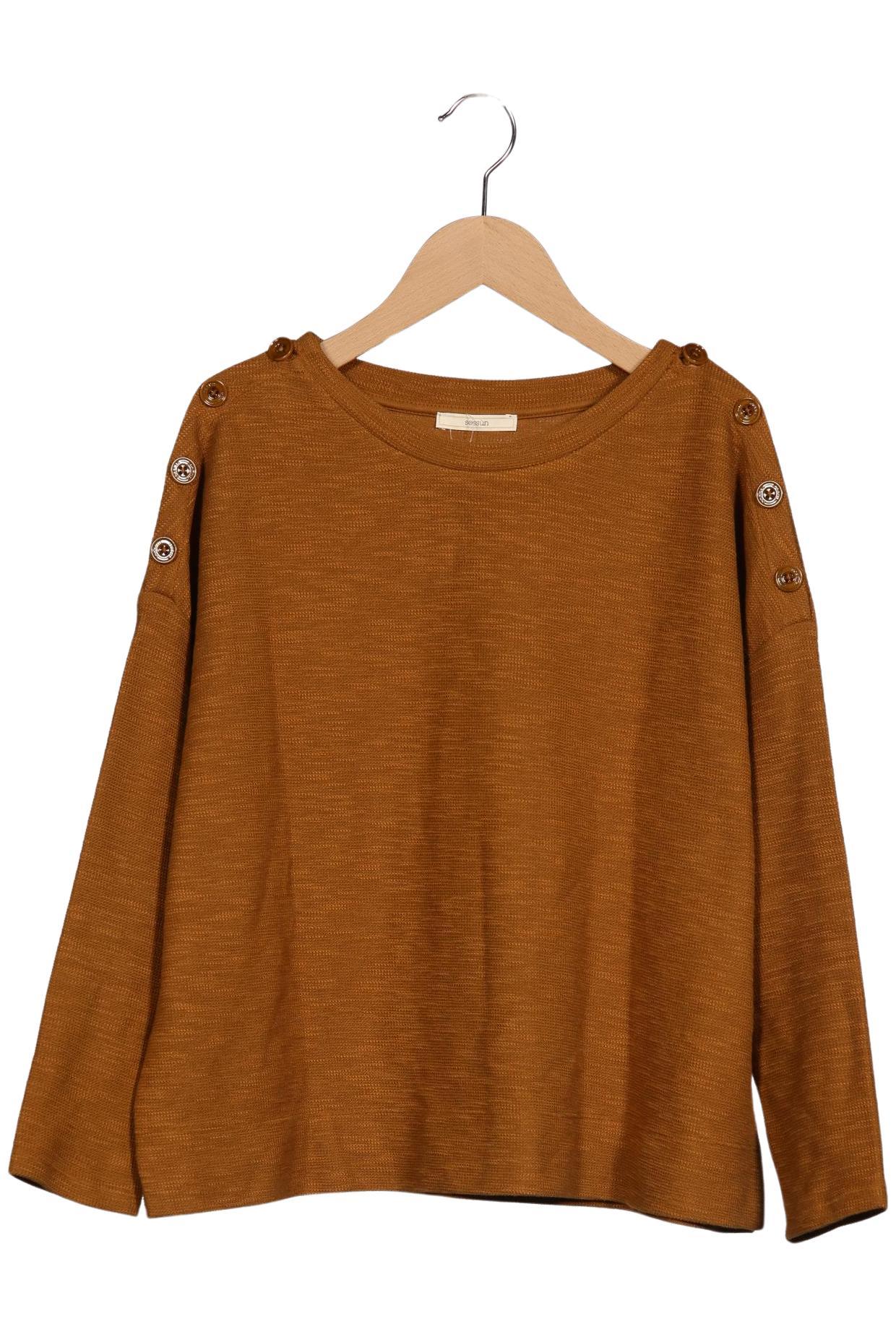 

sessun Damen Pullover, braun, Gr. 36