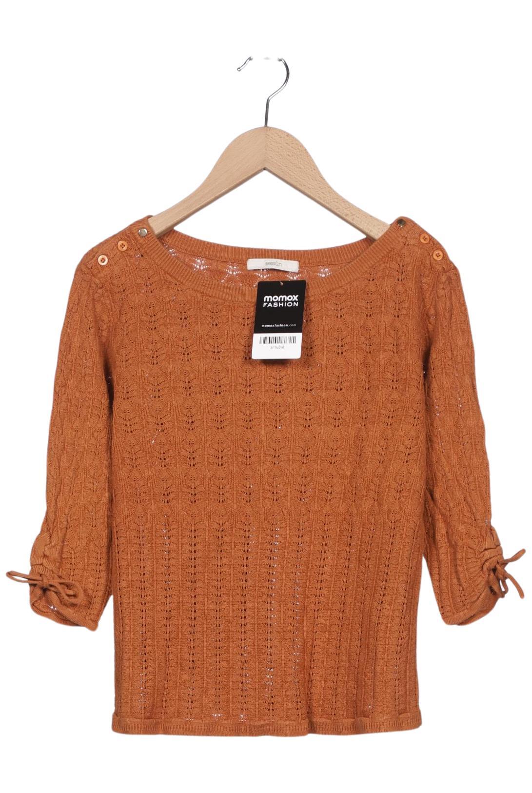 

sessun Damen Pullover, orange, Gr. 36