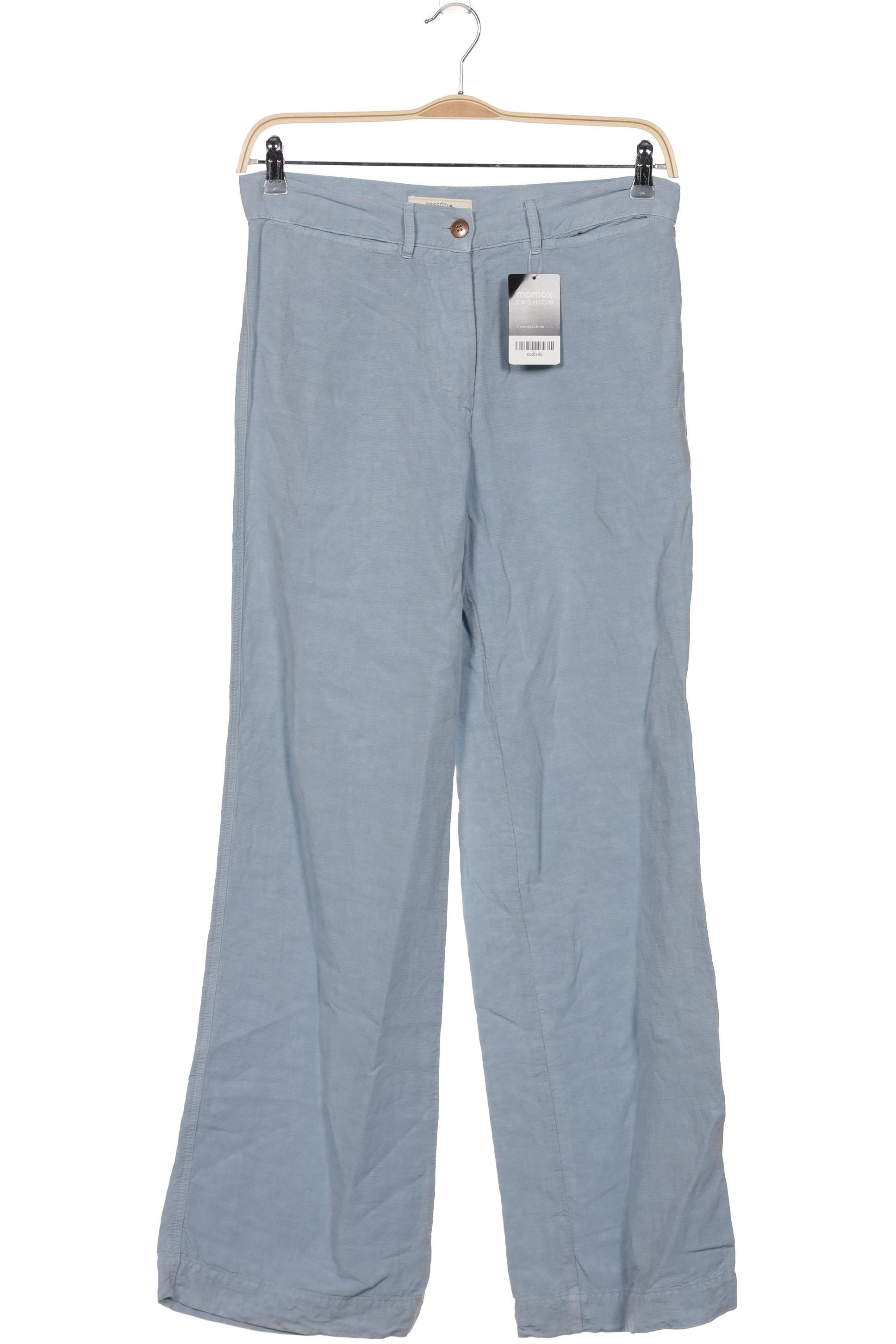 

sessun Damen Stoffhose, hellblau, Gr. 42