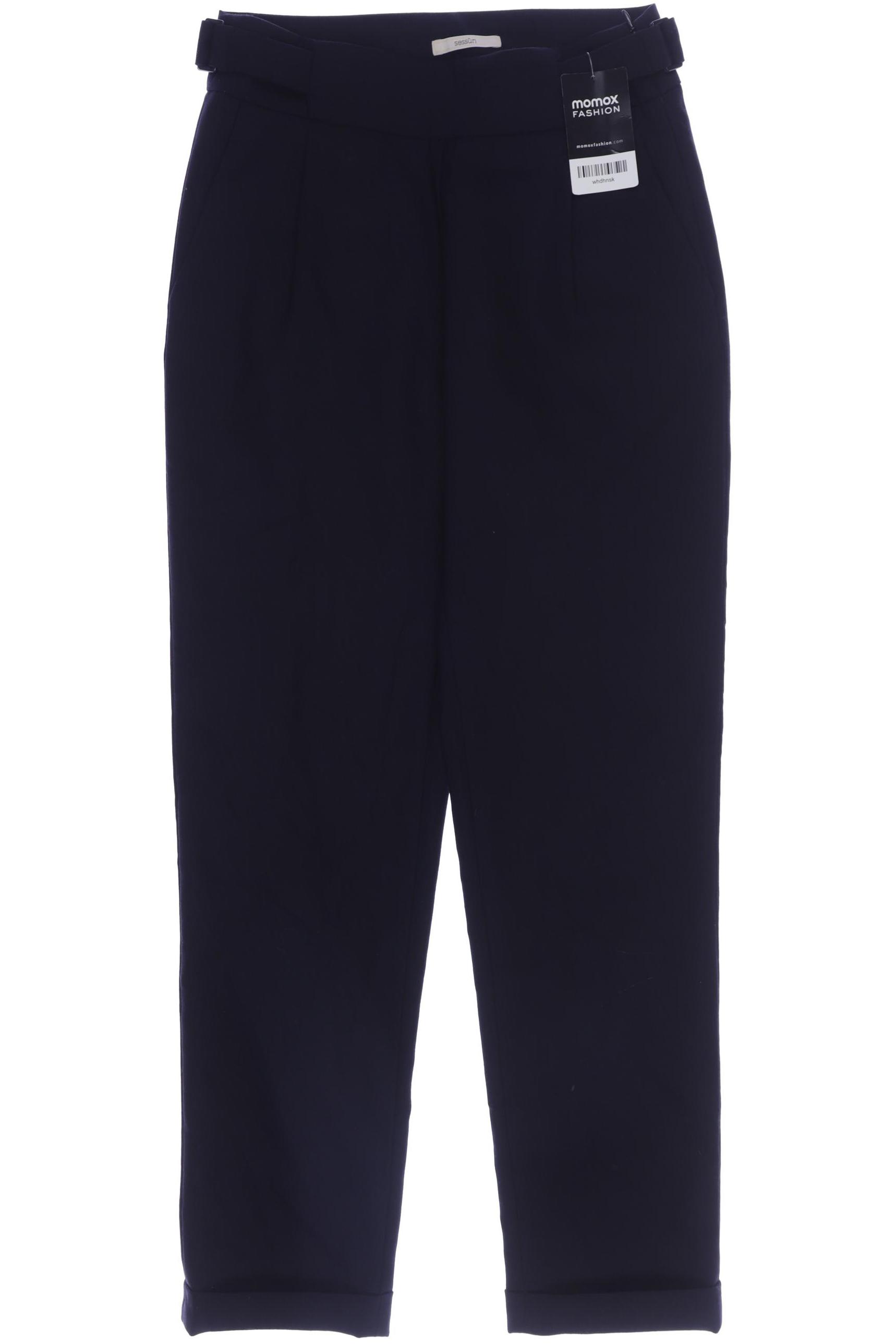 

sessun Damen Stoffhose, marineblau, Gr. 36