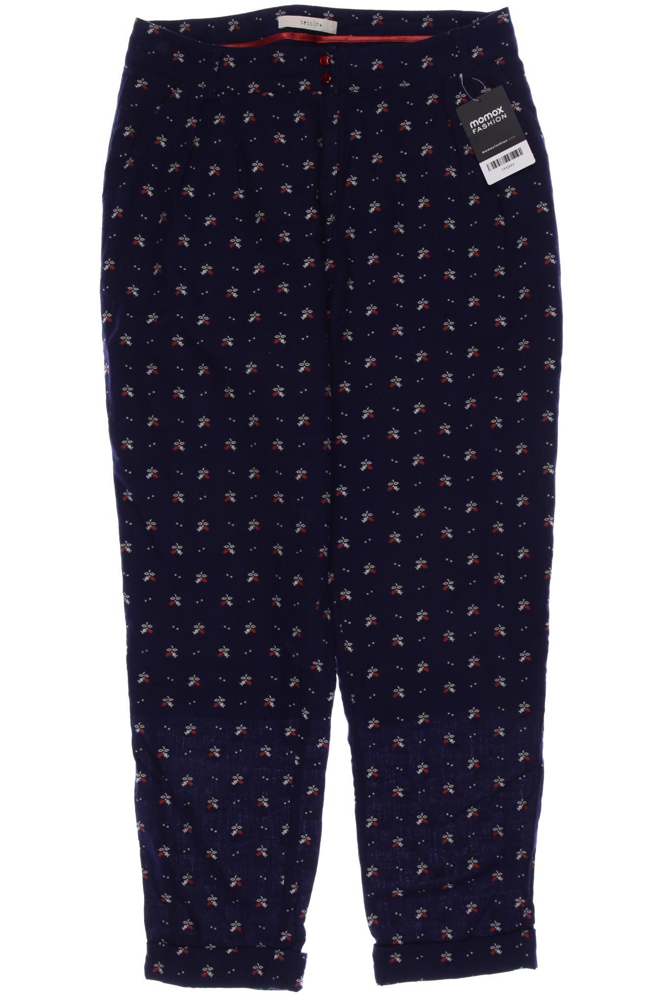 

sessun Damen Stoffhose, marineblau, Gr. 40