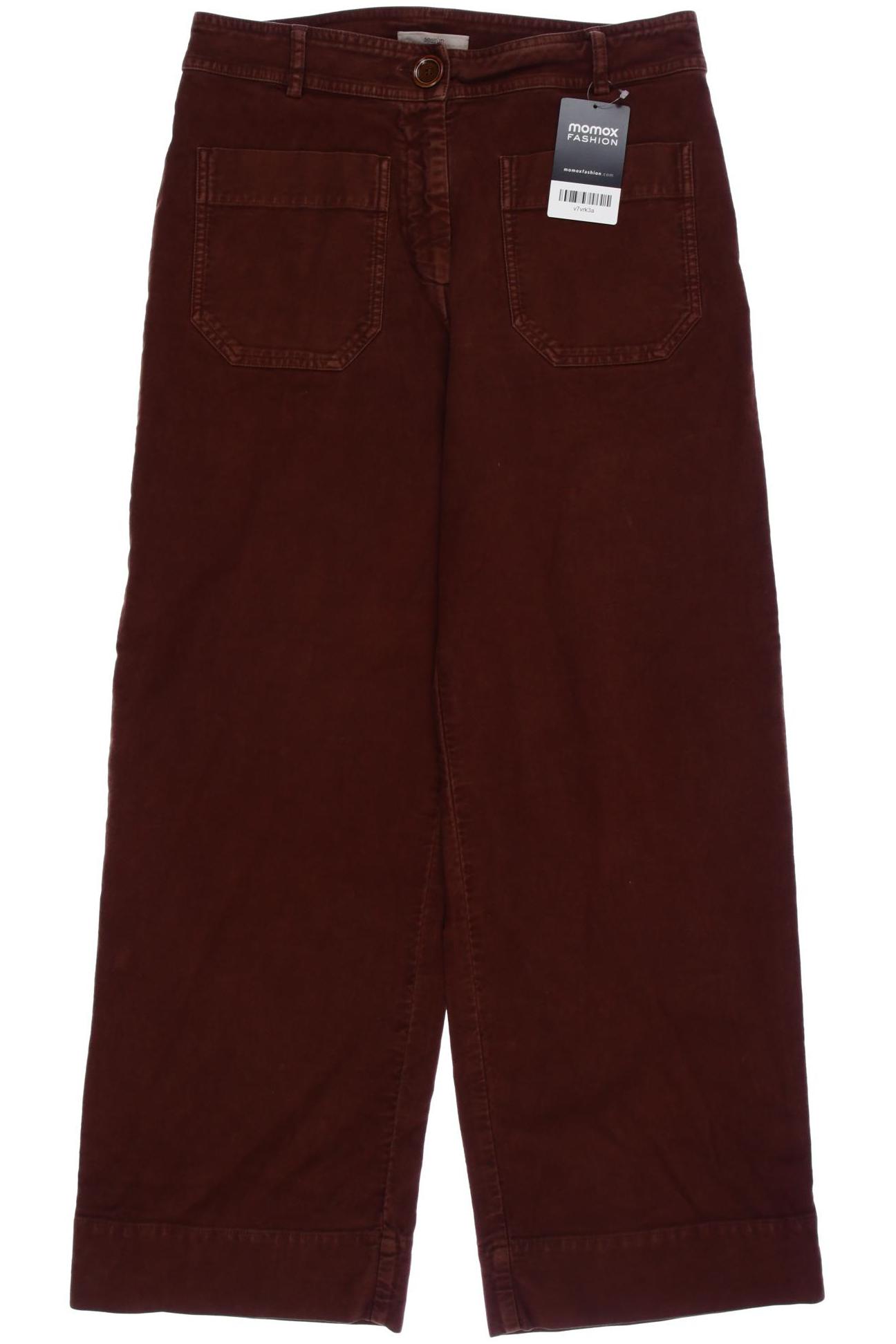 

sessun Damen Stoffhose, braun, Gr. 38
