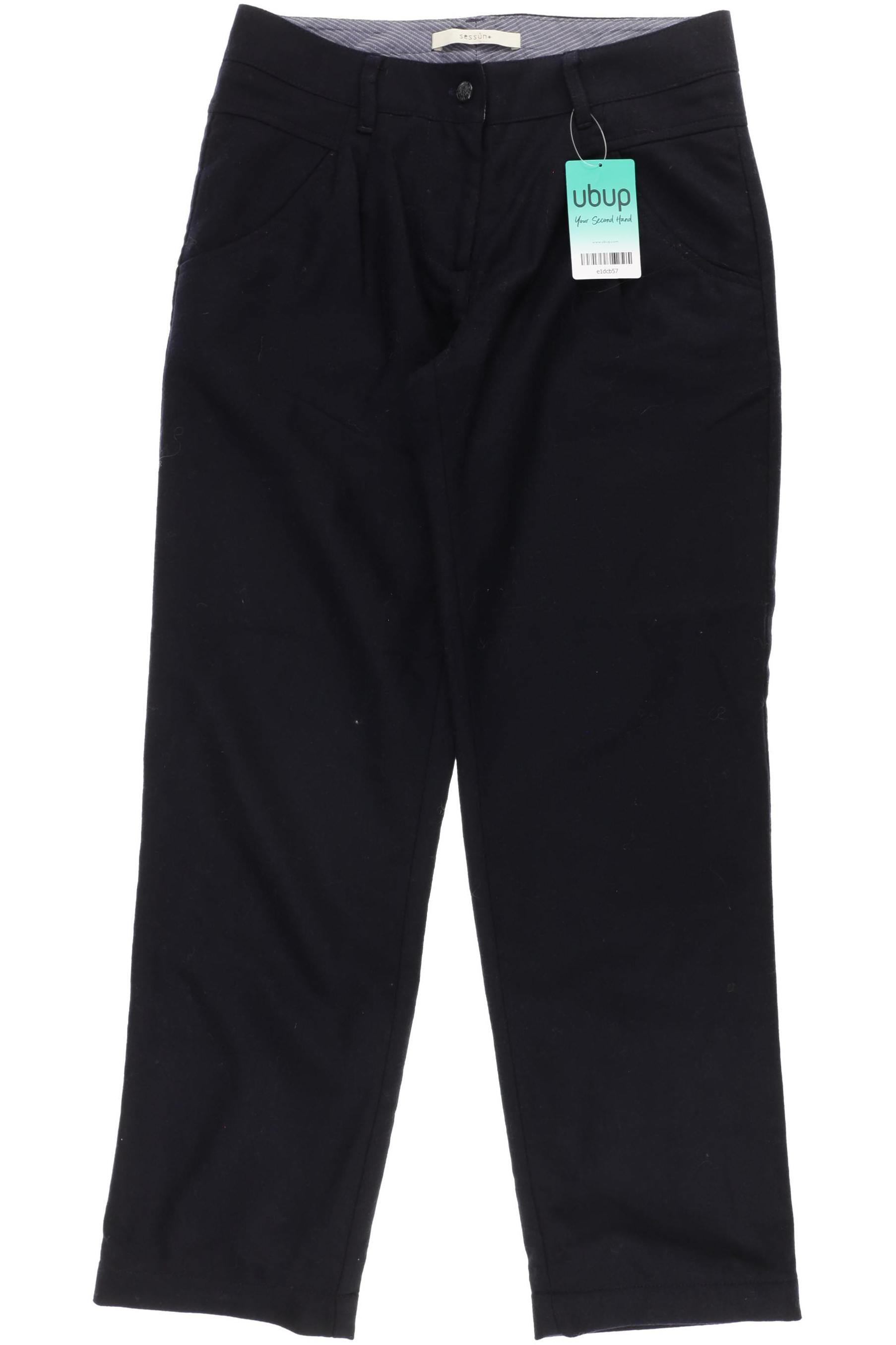 

sessun Damen Stoffhose, schwarz, Gr. 36