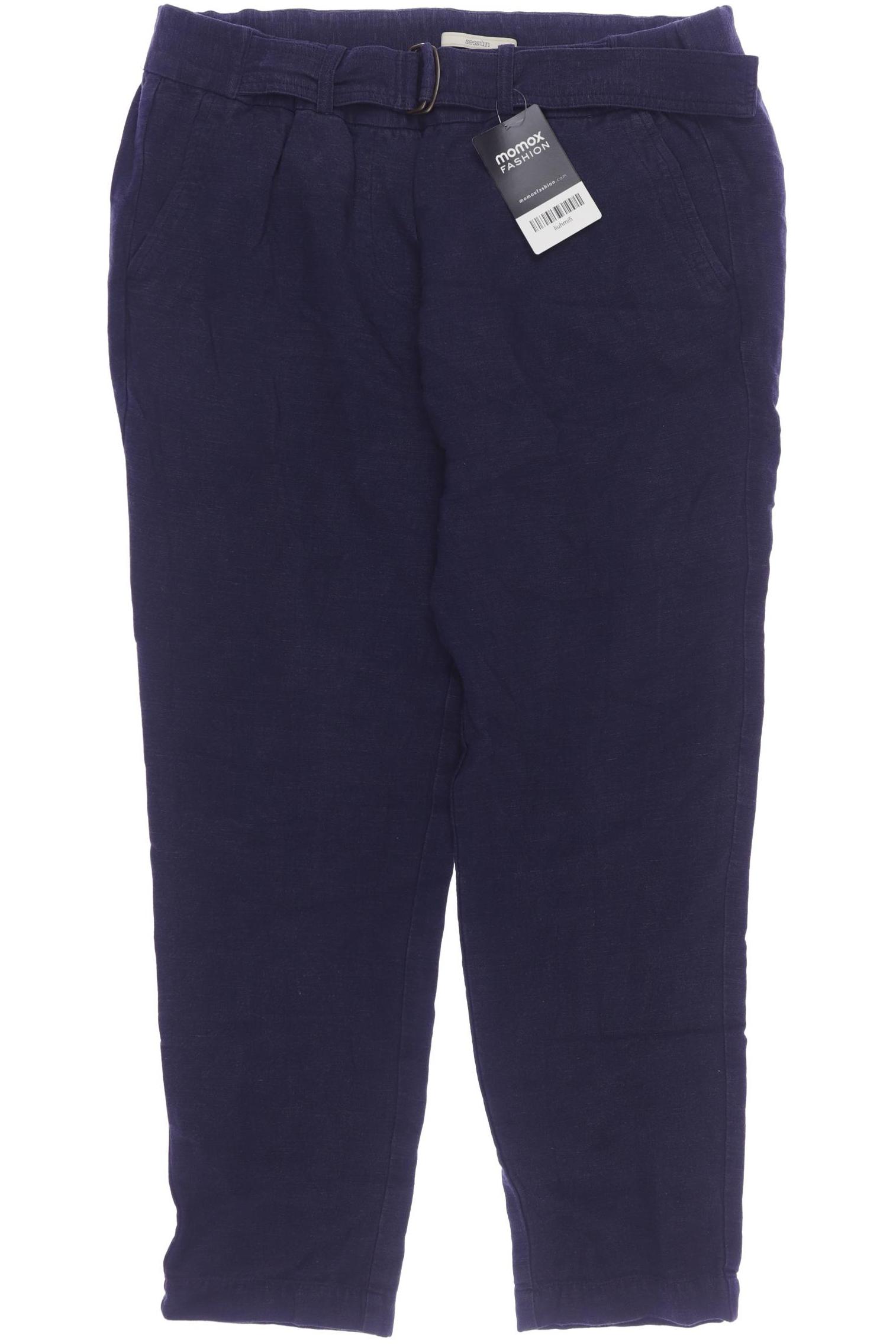

sessun Damen Stoffhose, marineblau, Gr. 40