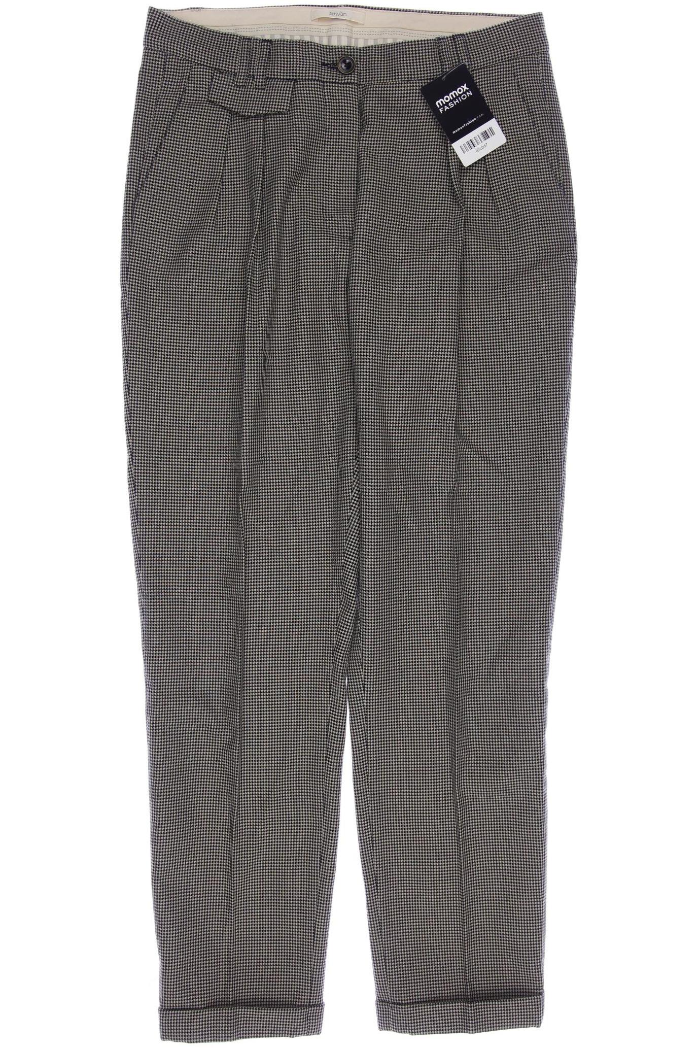 

sessun Damen Stoffhose, grau, Gr. 40