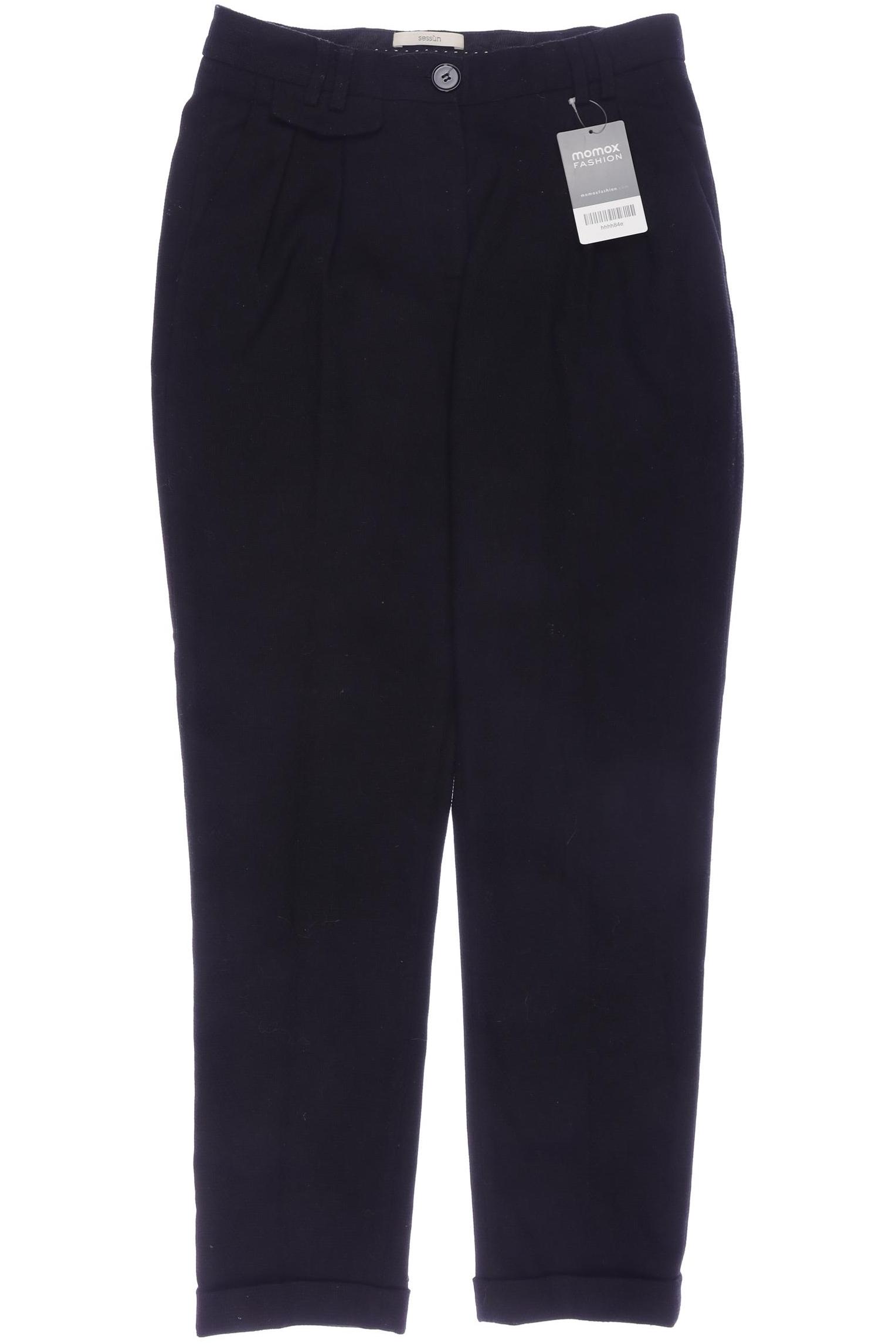 

sessun Damen Stoffhose, schwarz, Gr. 36