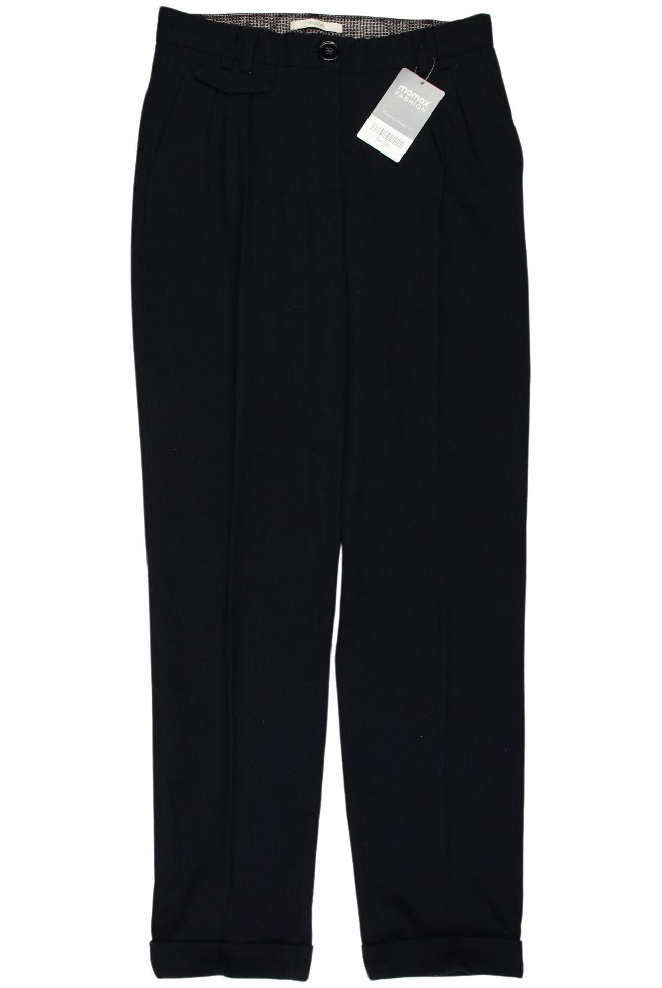 

sessun Damen Stoffhose, schwarz, Gr. 34