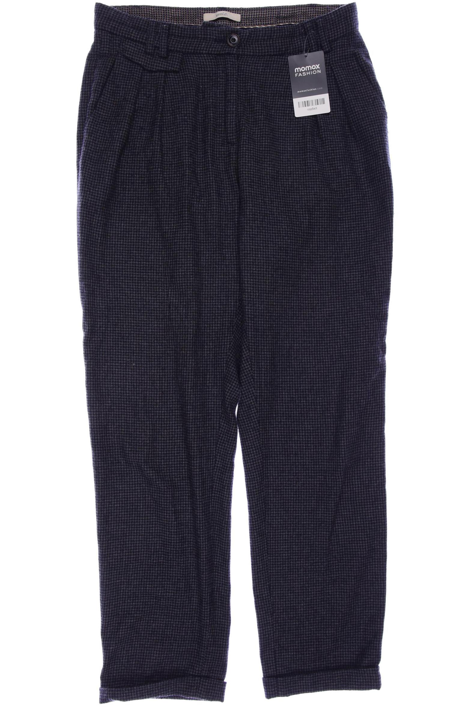 

sessun Damen Stoffhose, marineblau, Gr. 38