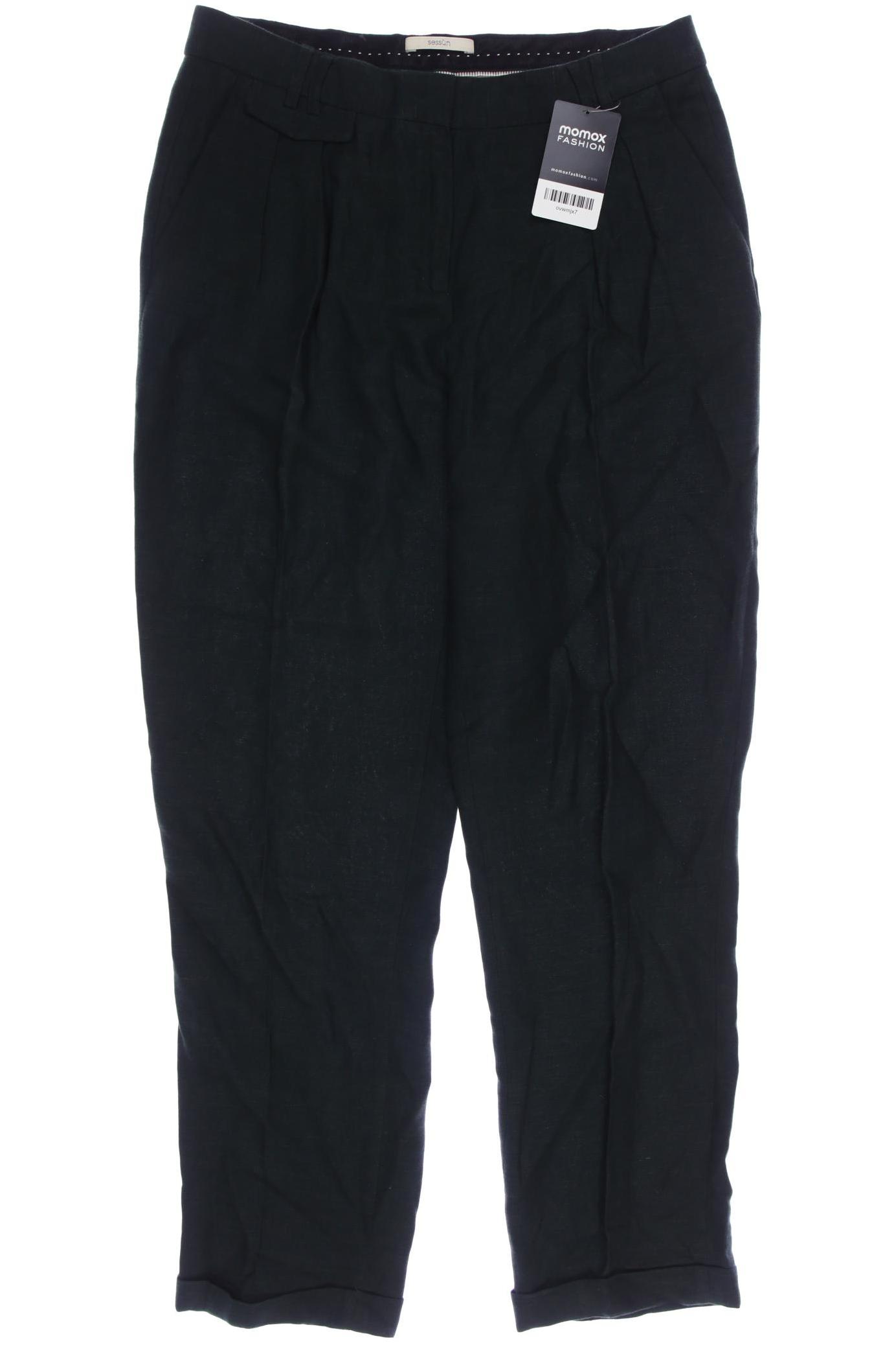

sessun Damen Stoffhose, grün, Gr. 40
