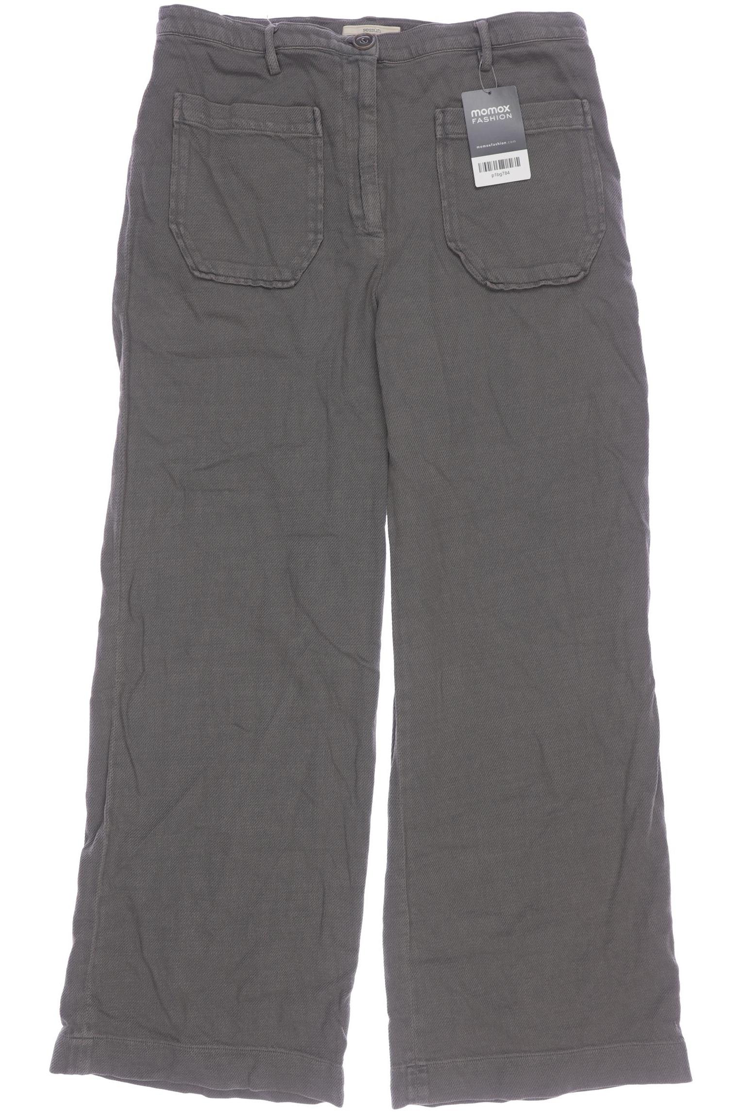 

sessun Damen Stoffhose, grau, Gr. 42