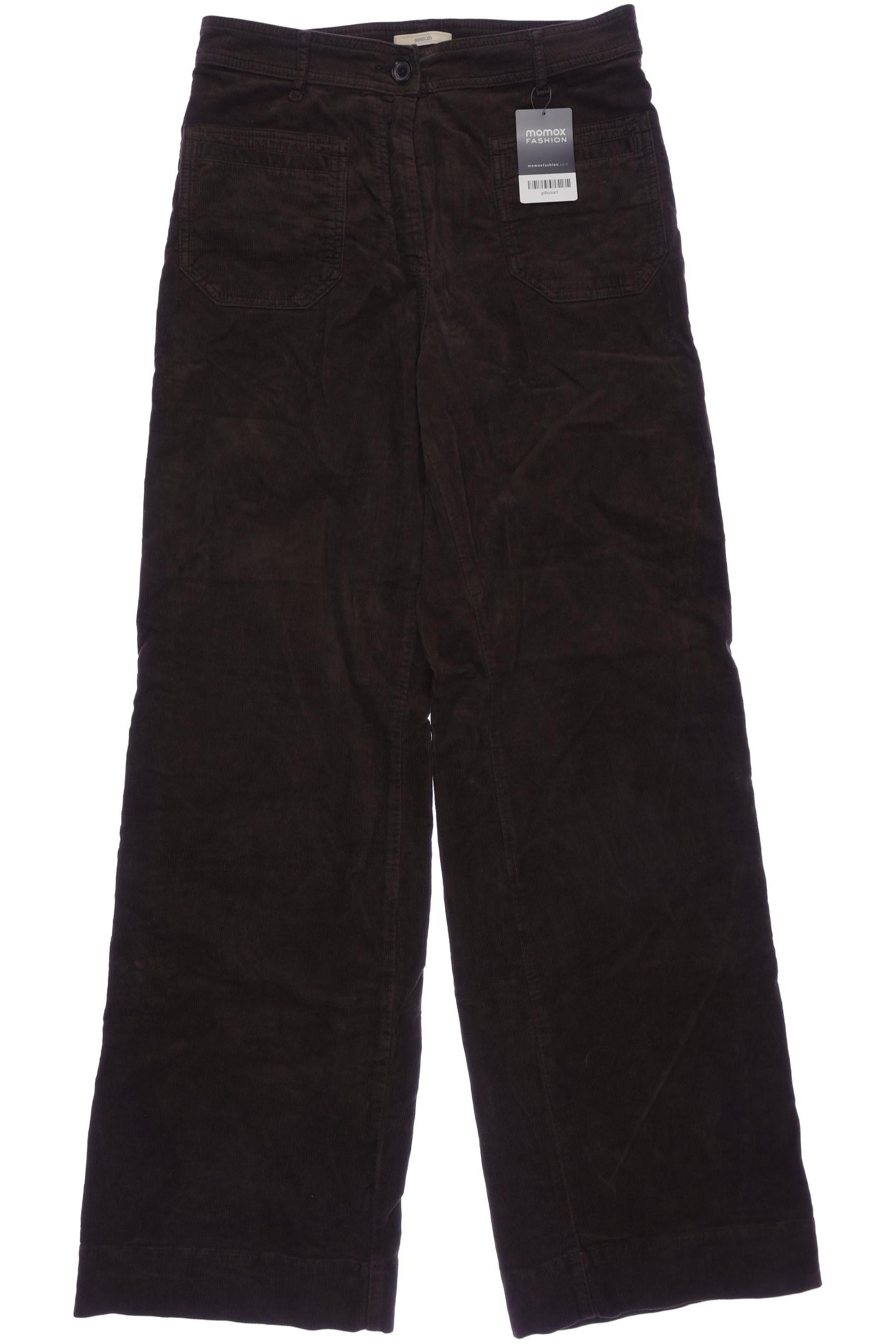 

sessun Damen Stoffhose, braun, Gr. 40