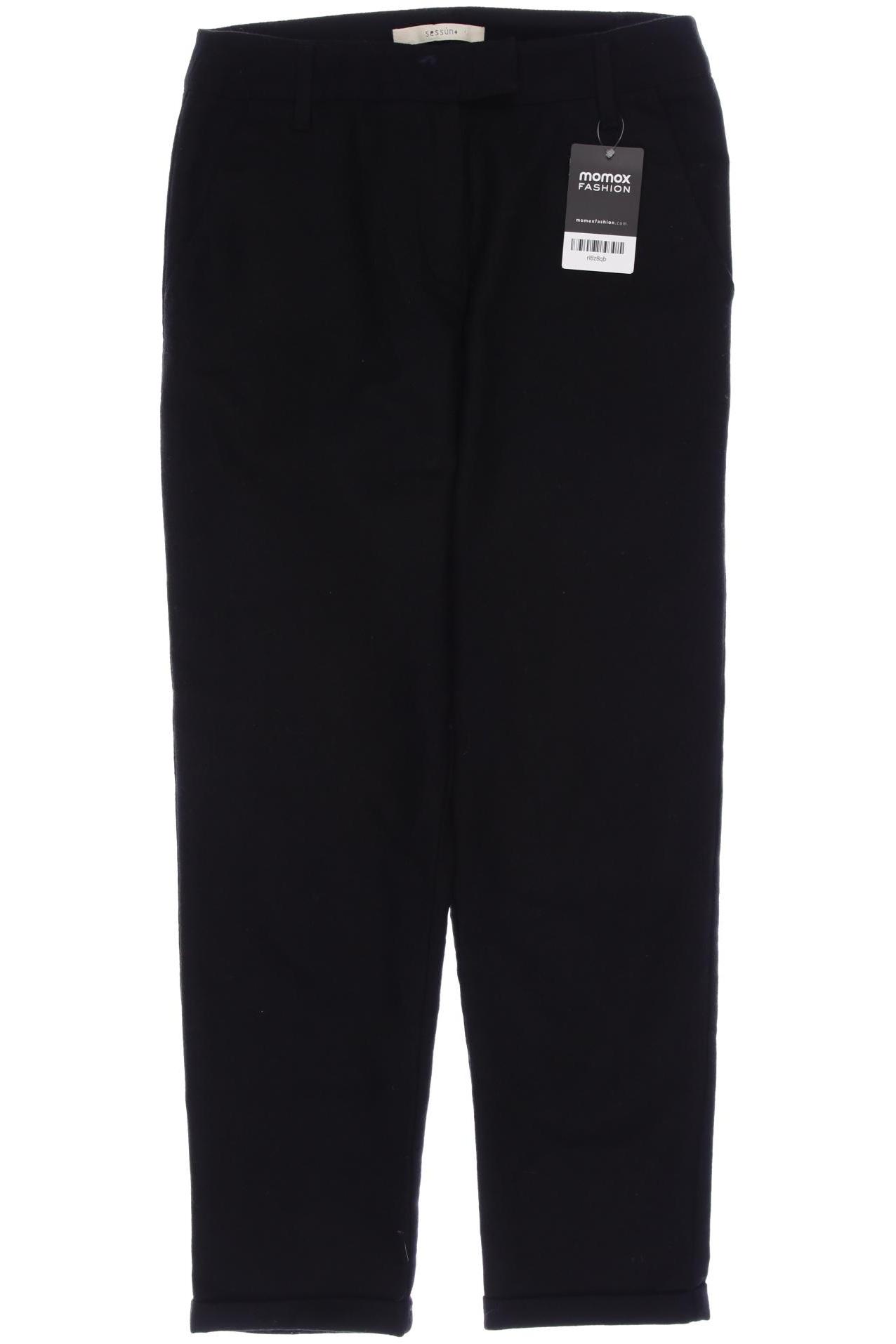

sessun Damen Stoffhose, schwarz, Gr. 38