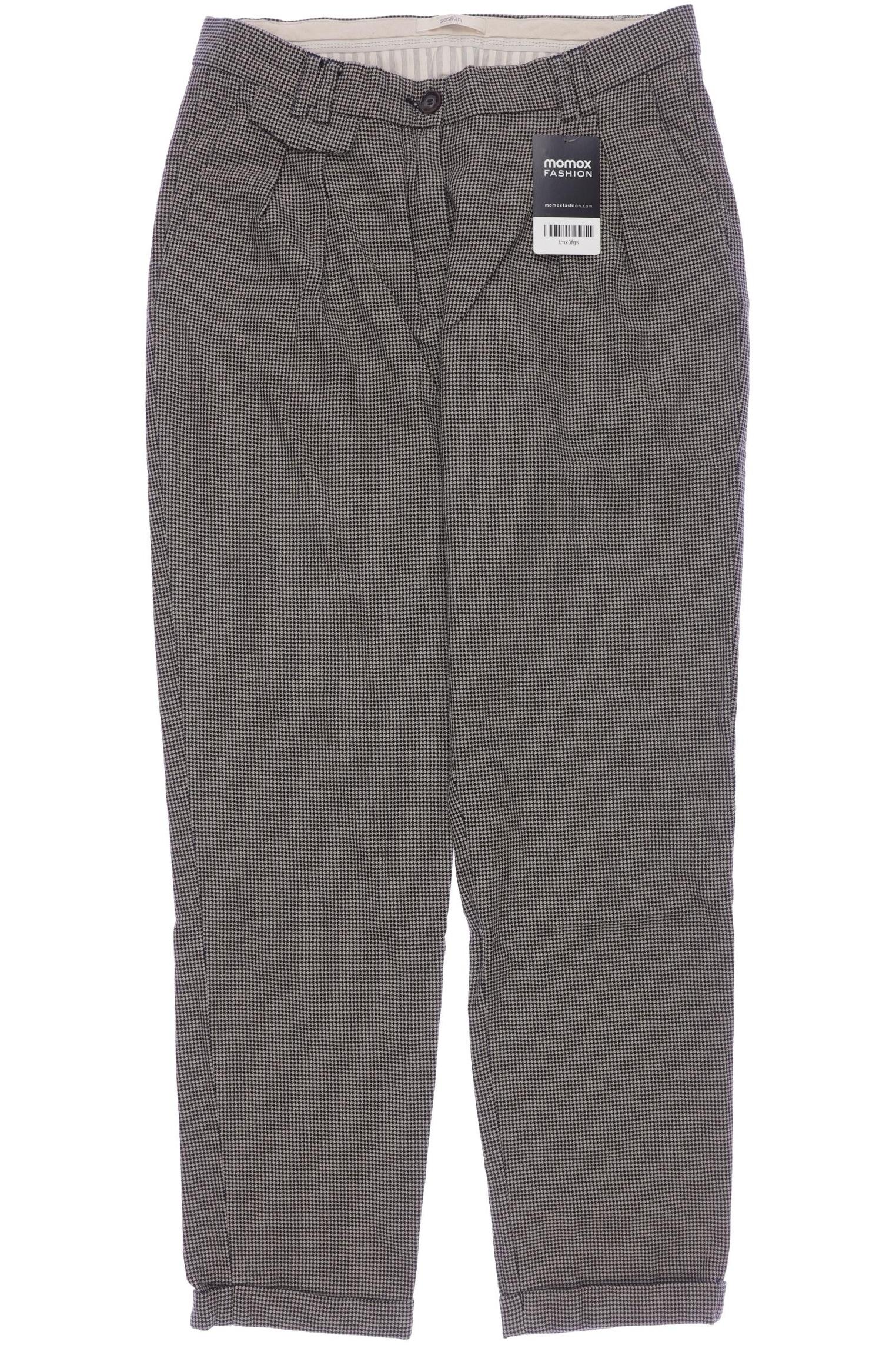 

sessun Damen Stoffhose, braun, Gr. 40