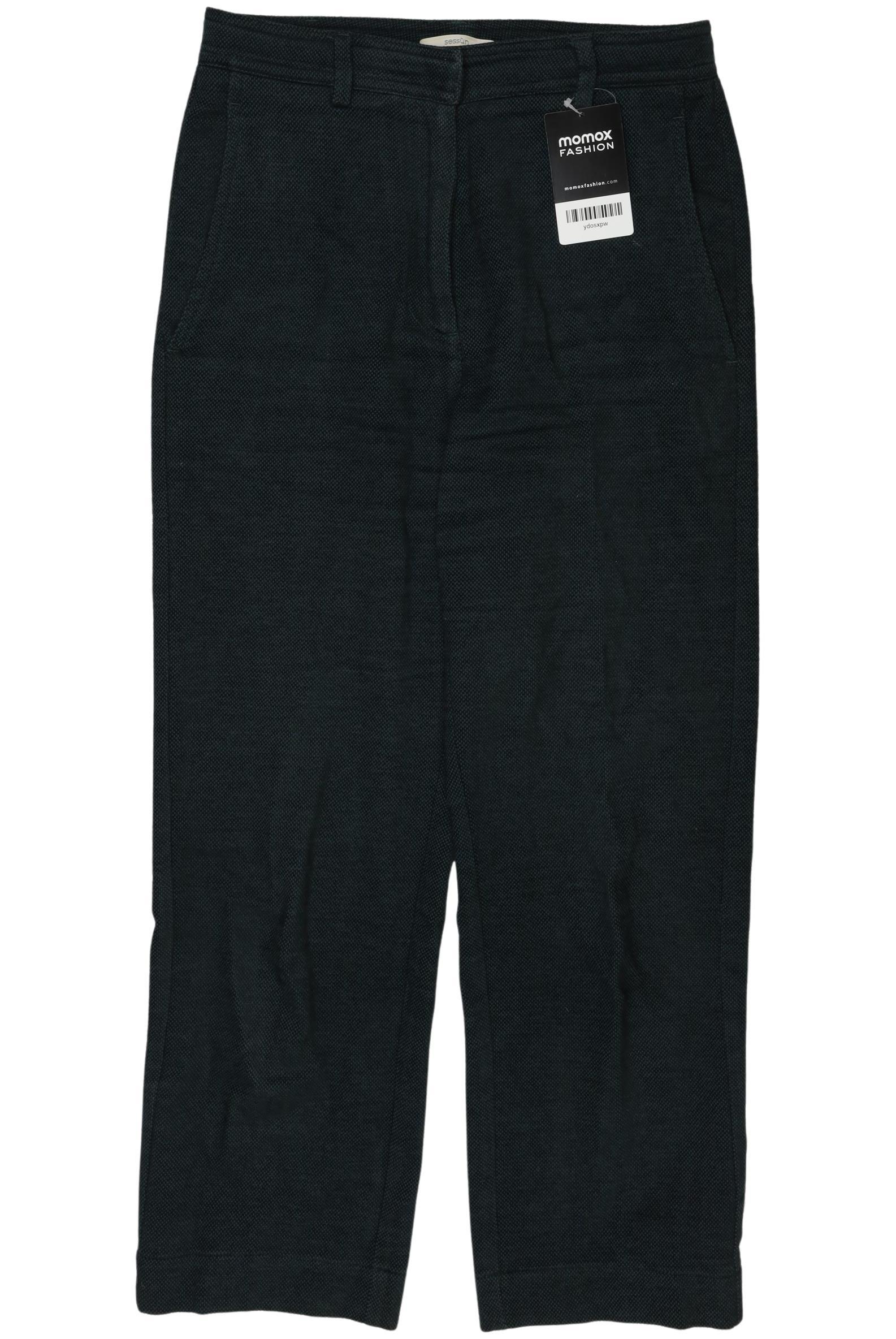 

sessun Damen Stoffhose, grün, Gr. 36