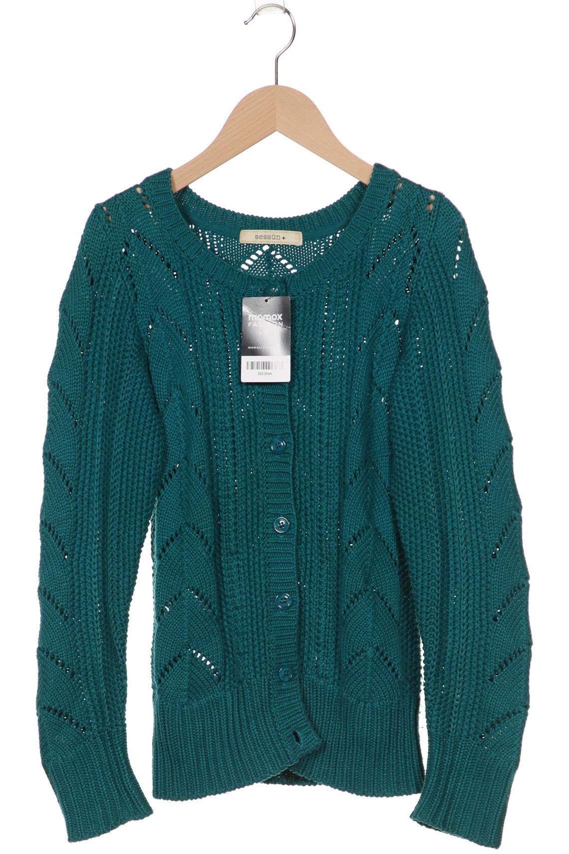 

sessun Damen Strickjacke, türkis