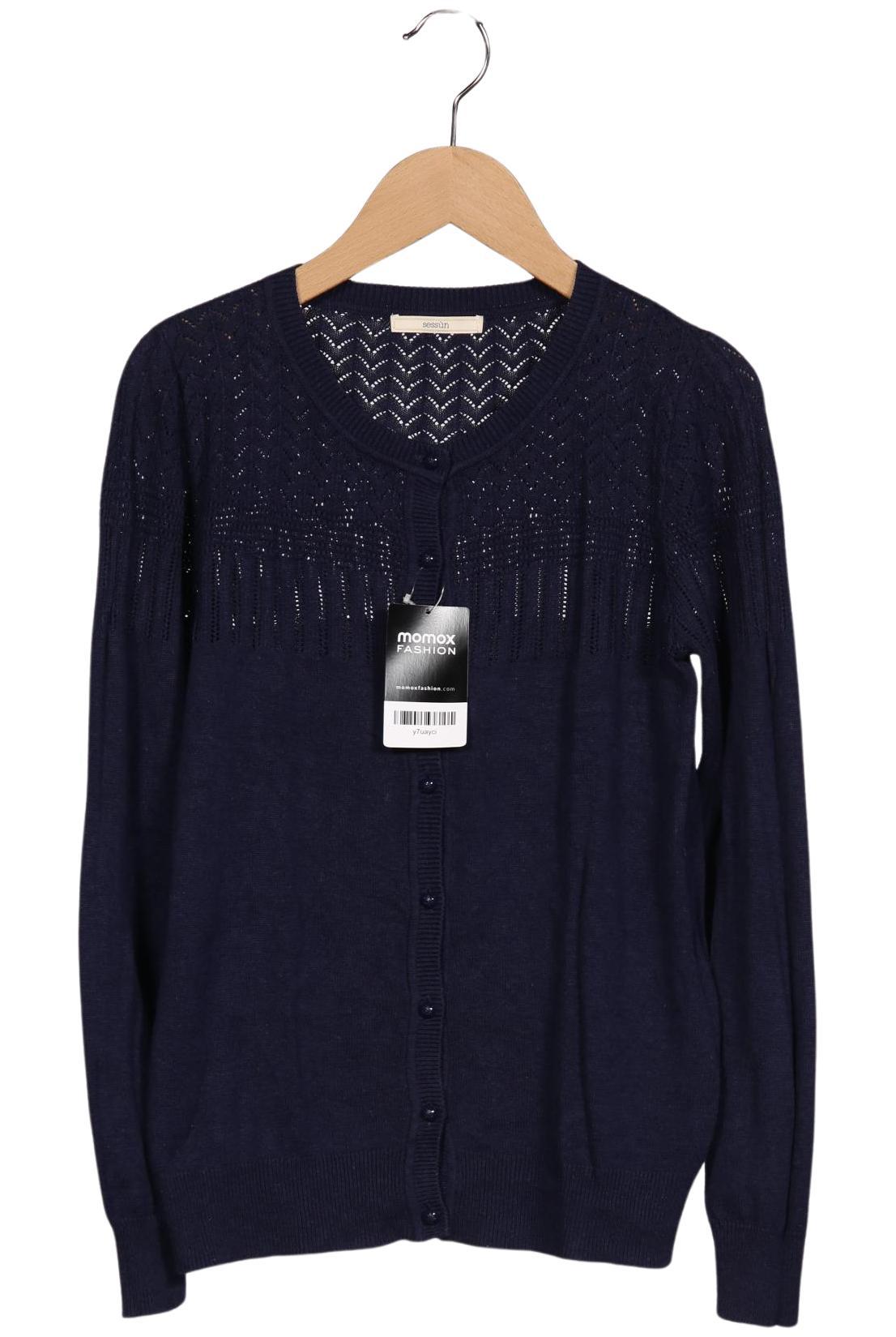 

sessun Damen Strickjacke, marineblau, Gr. 36