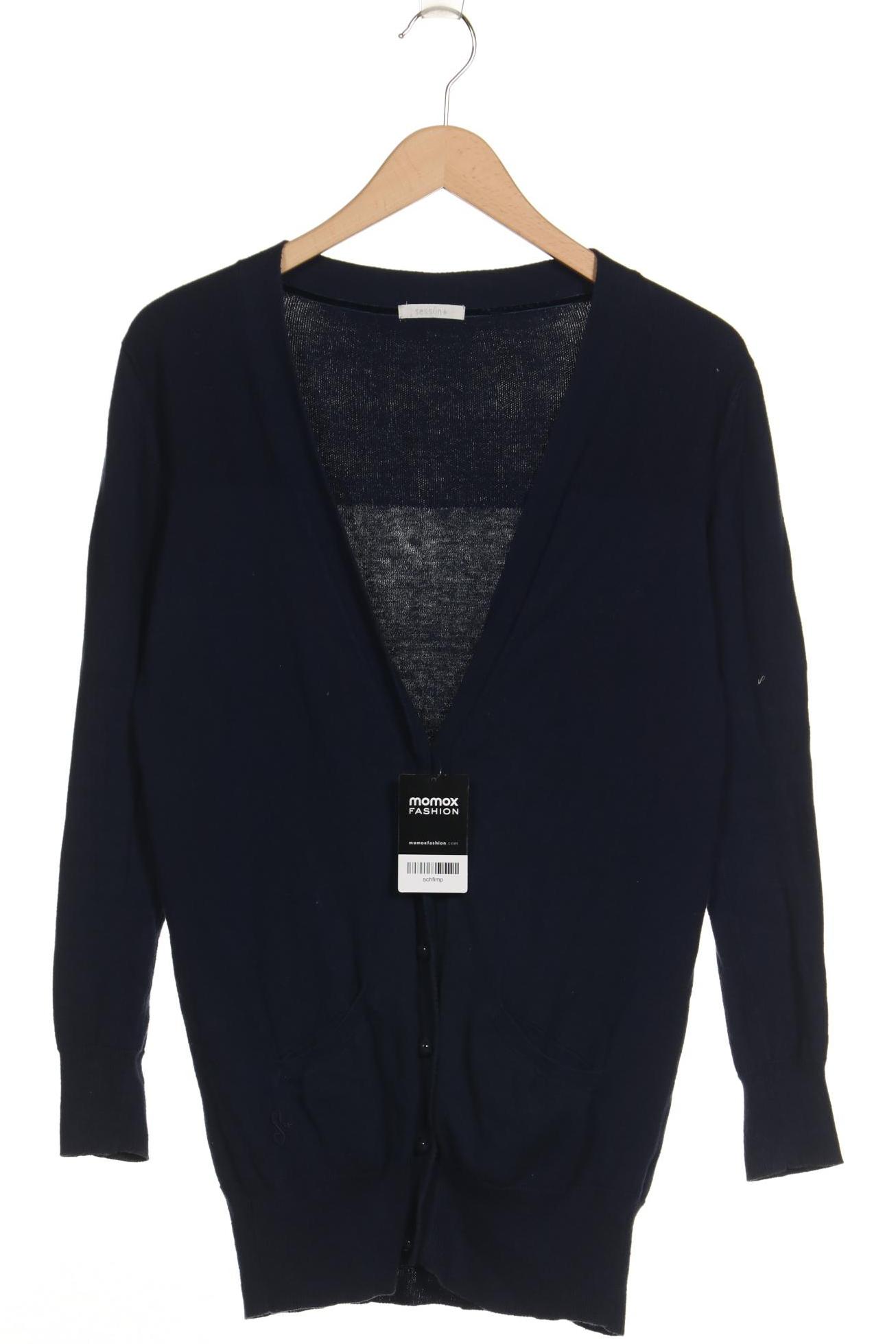 

sessun Damen Strickjacke, marineblau, Gr. 38