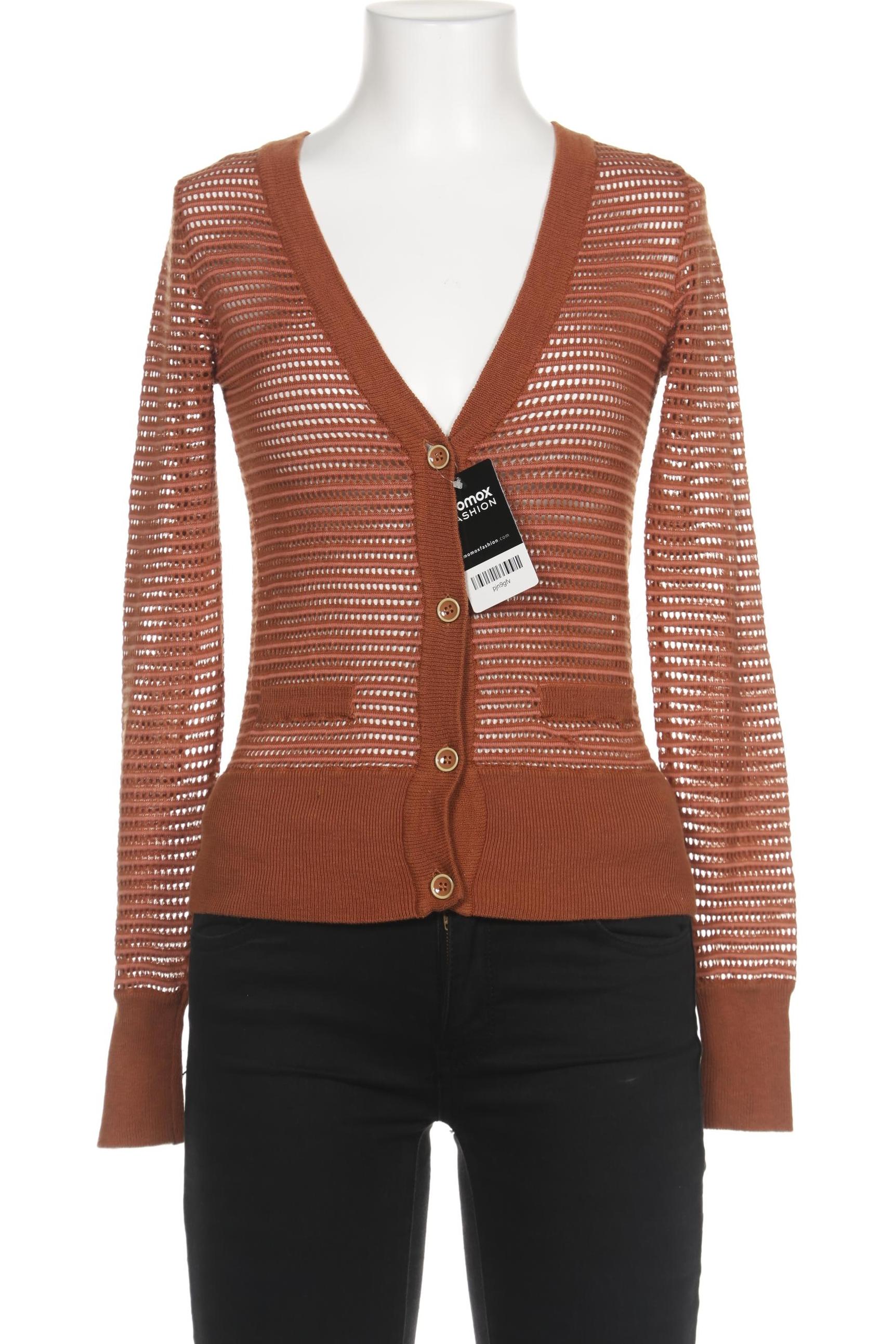 

sessun Damen Strickjacke, braun, Gr. 34