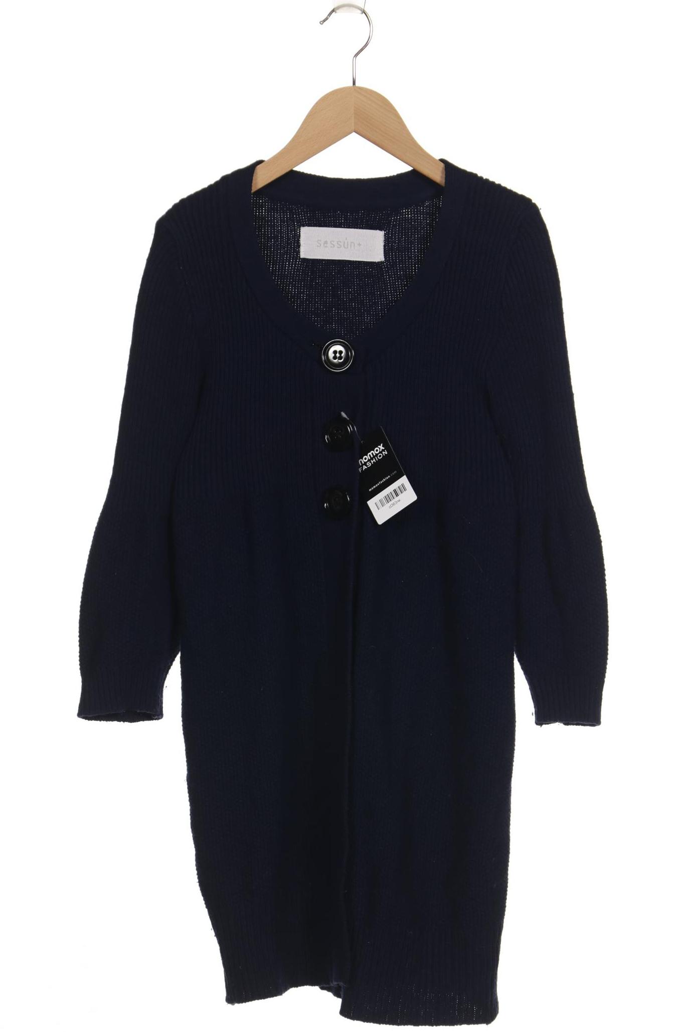 

sessun Damen Strickjacke, marineblau, Gr. 38